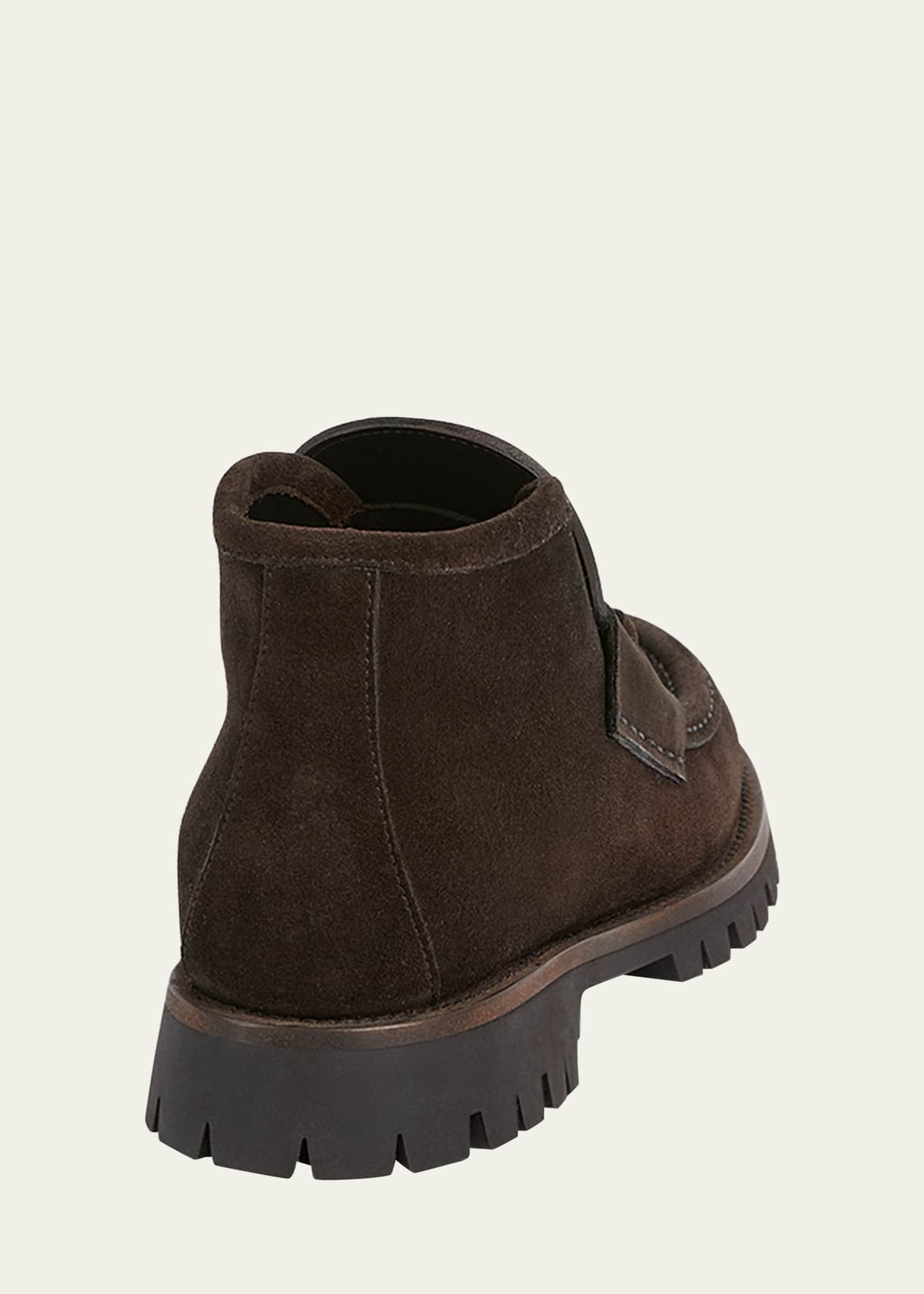 Sylke Suede Horsebit Booties