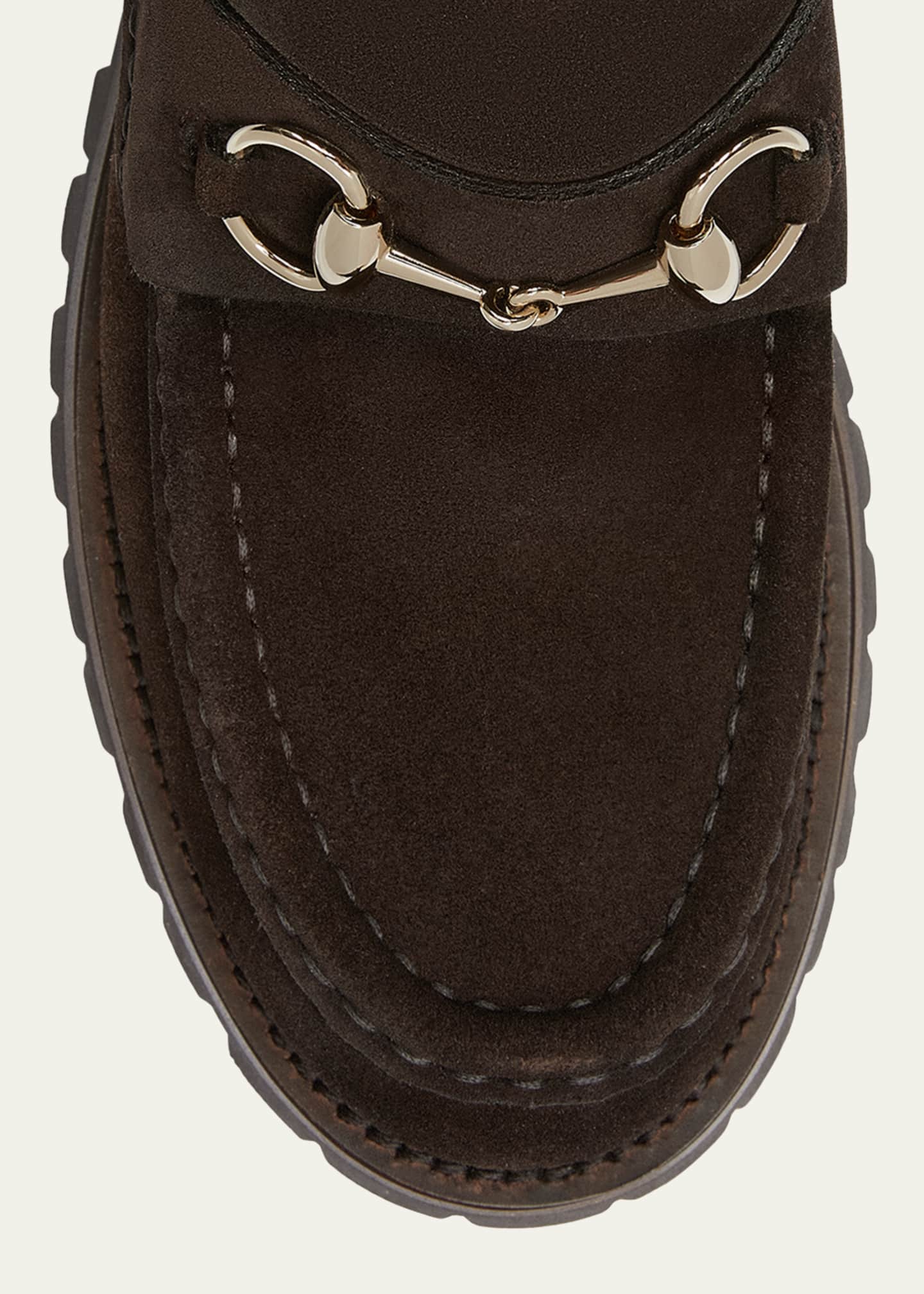 Sylke Suede Horsebit Booties