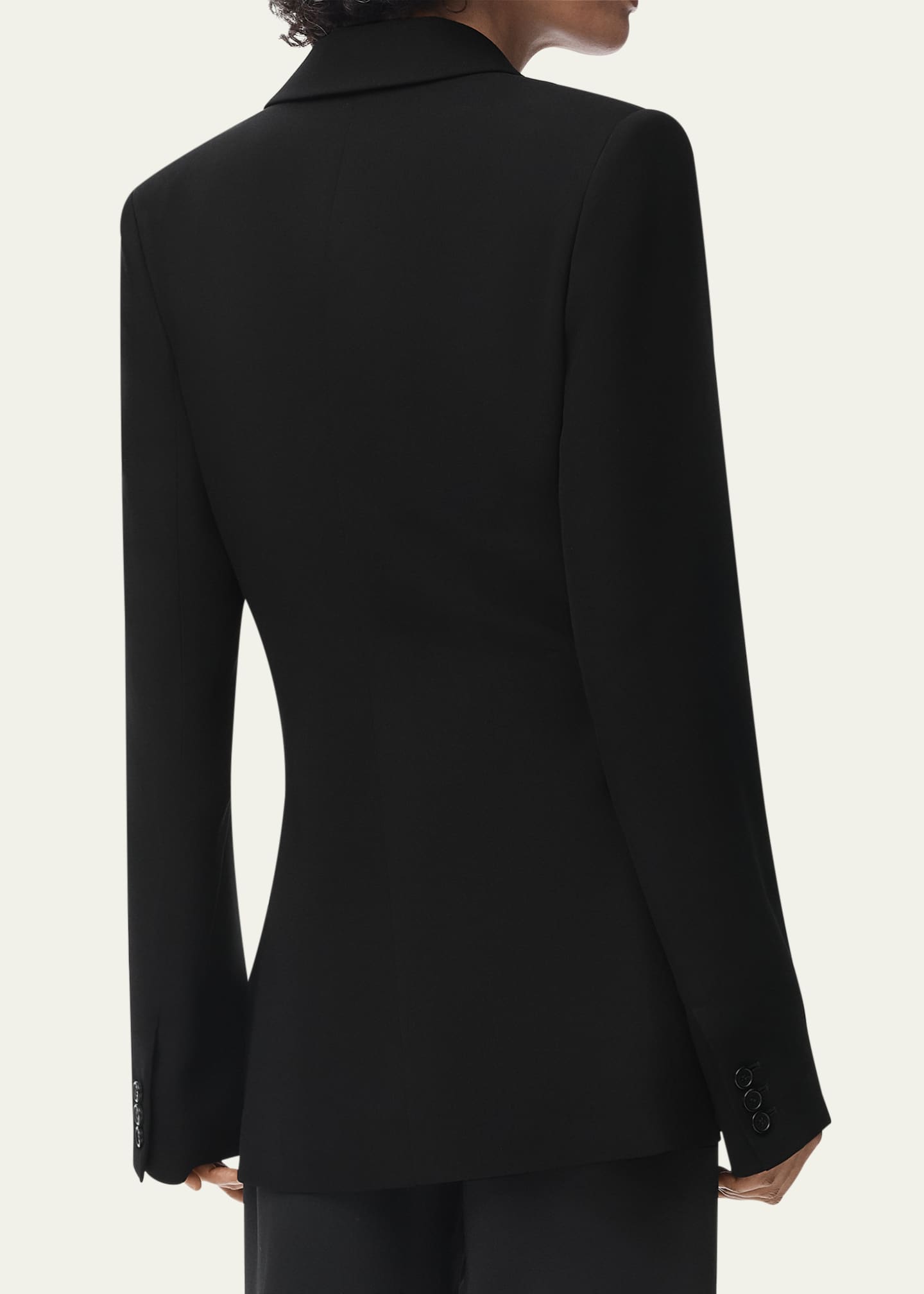 Loewe Pebble Single-Breasted Wrap Blazer Image 2 of 4