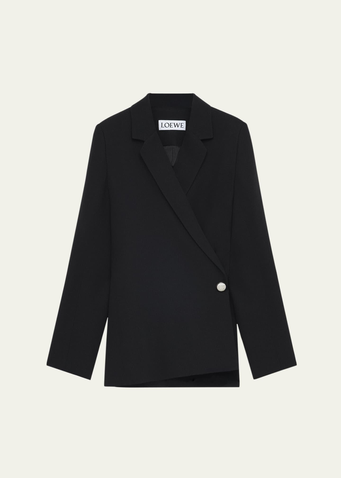 Loewe Pebble Single-Breasted Wrap Blazer Image 1 of 4