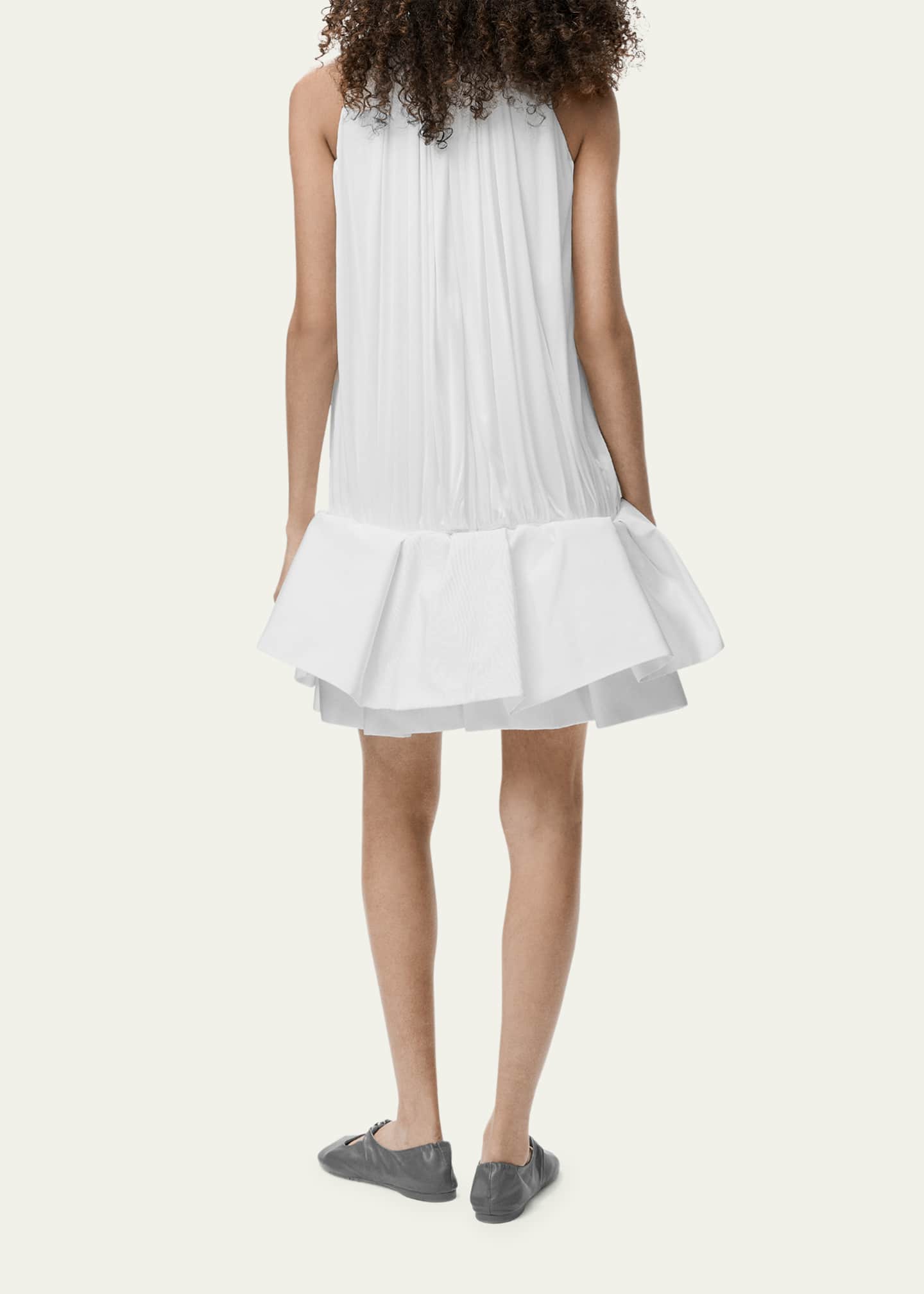 loewe short dress LOEWE - Dress In Cotton And Silk for Woman - 32