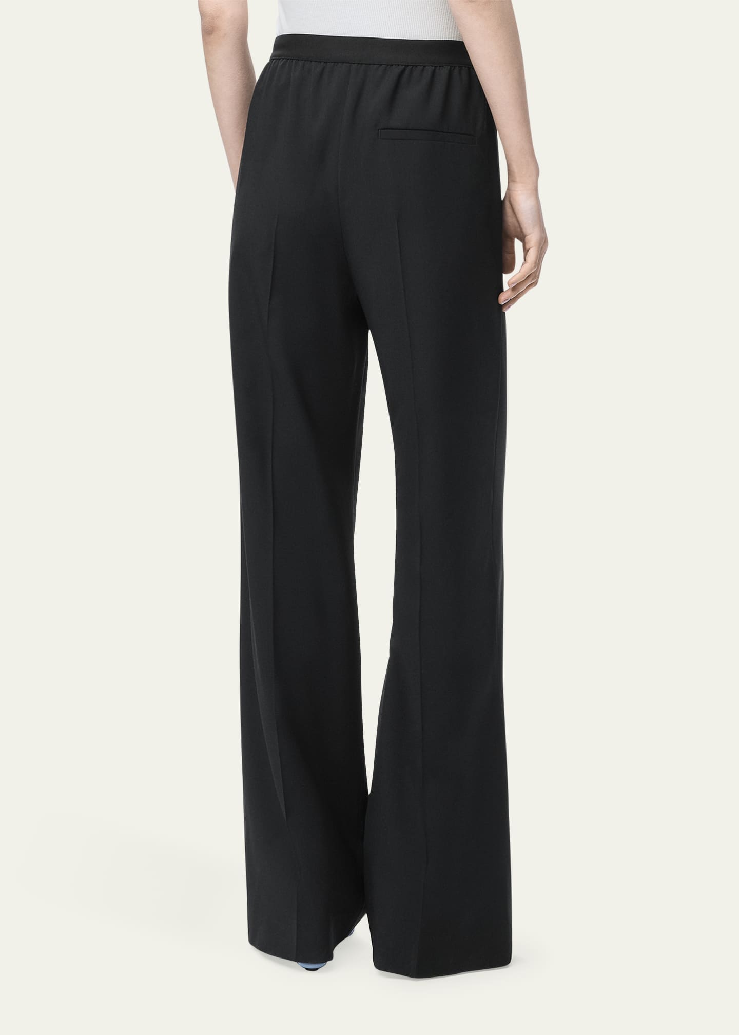 Loewe Logo Waistband Wide-Leg Trousers Image 2 of 4