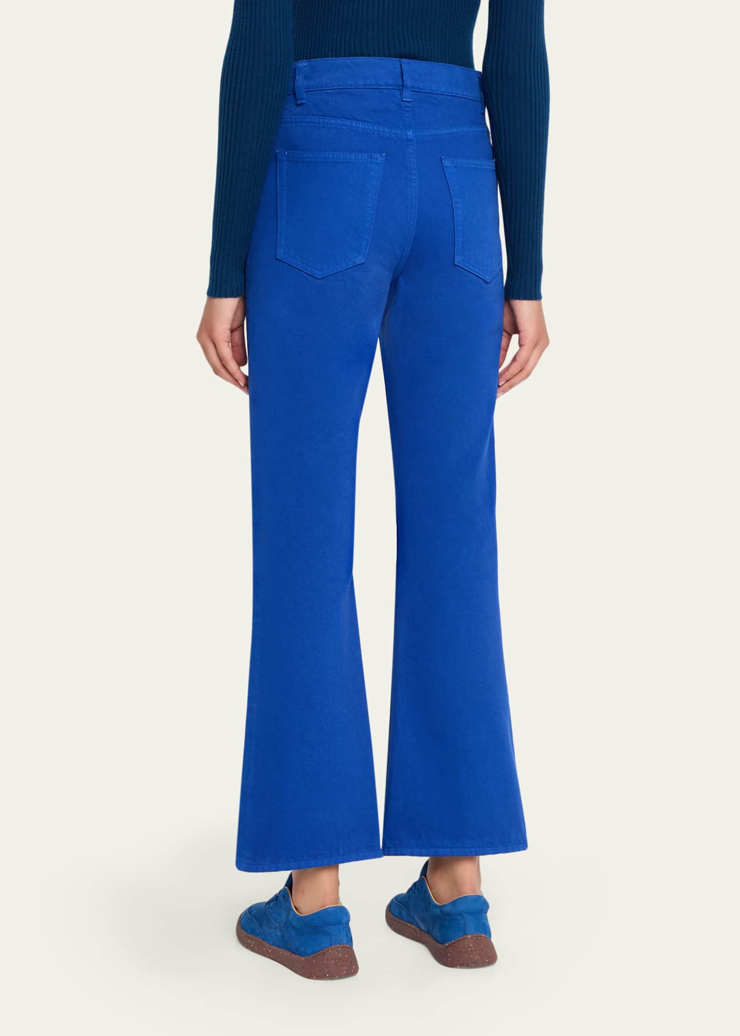 Gabriela Hearst Willa Long Bootcut Jeans Image 3 of 5
