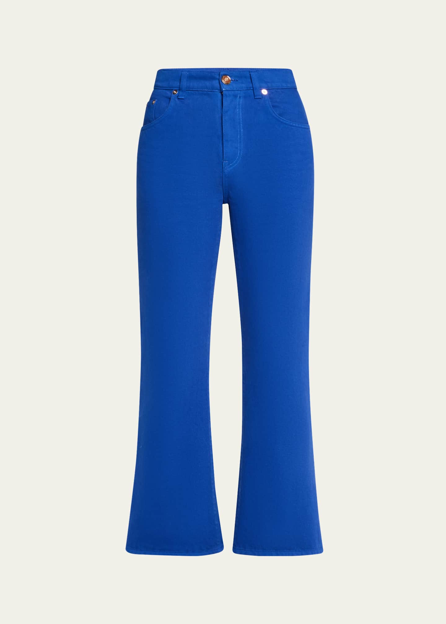 Gabriela Hearst Willa Long Bootcut Jeans Image 1 of 5