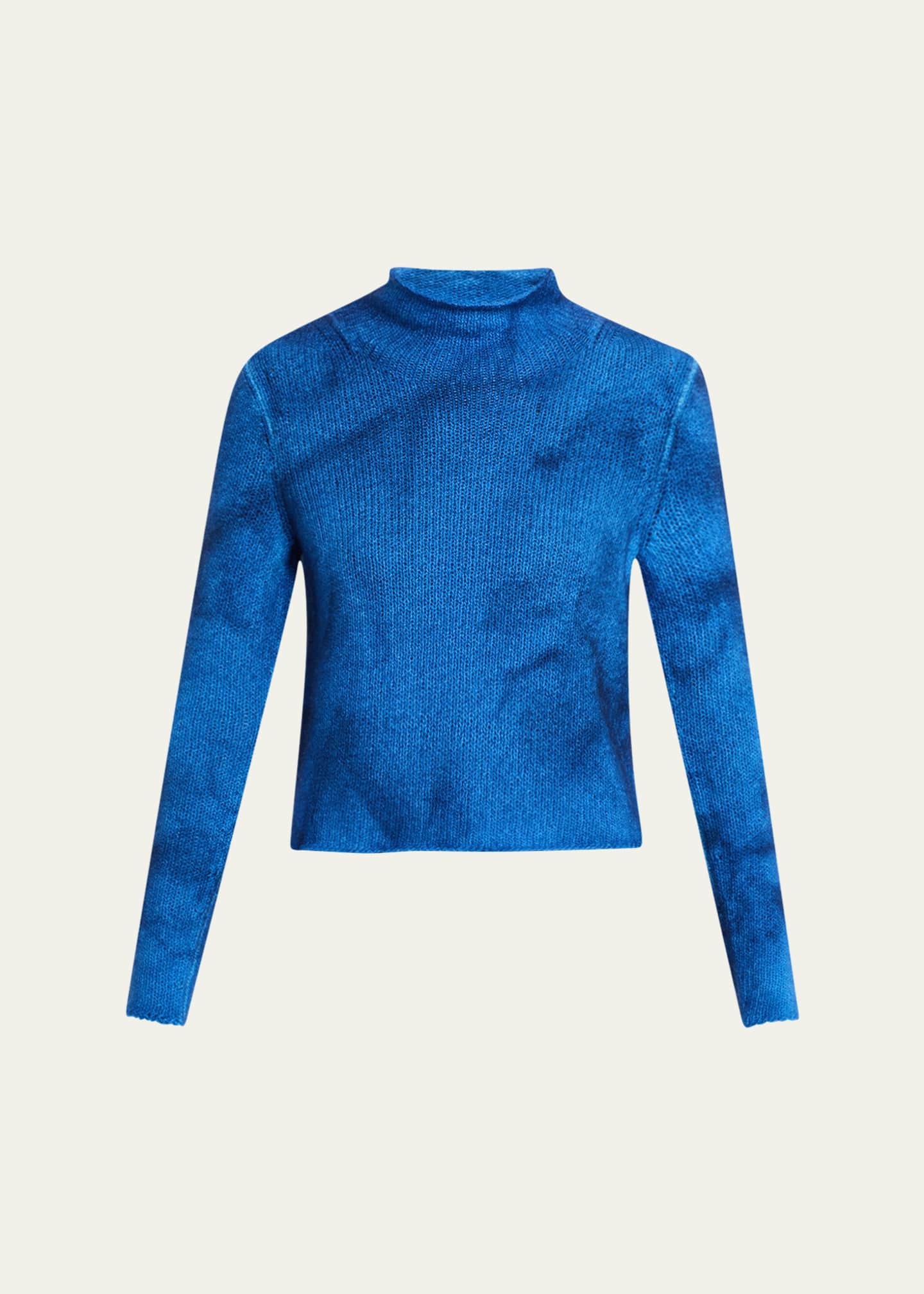 Gabriela Hearst Daina Cropped Cashmere Turtleneck Sweater Image 1 of 5