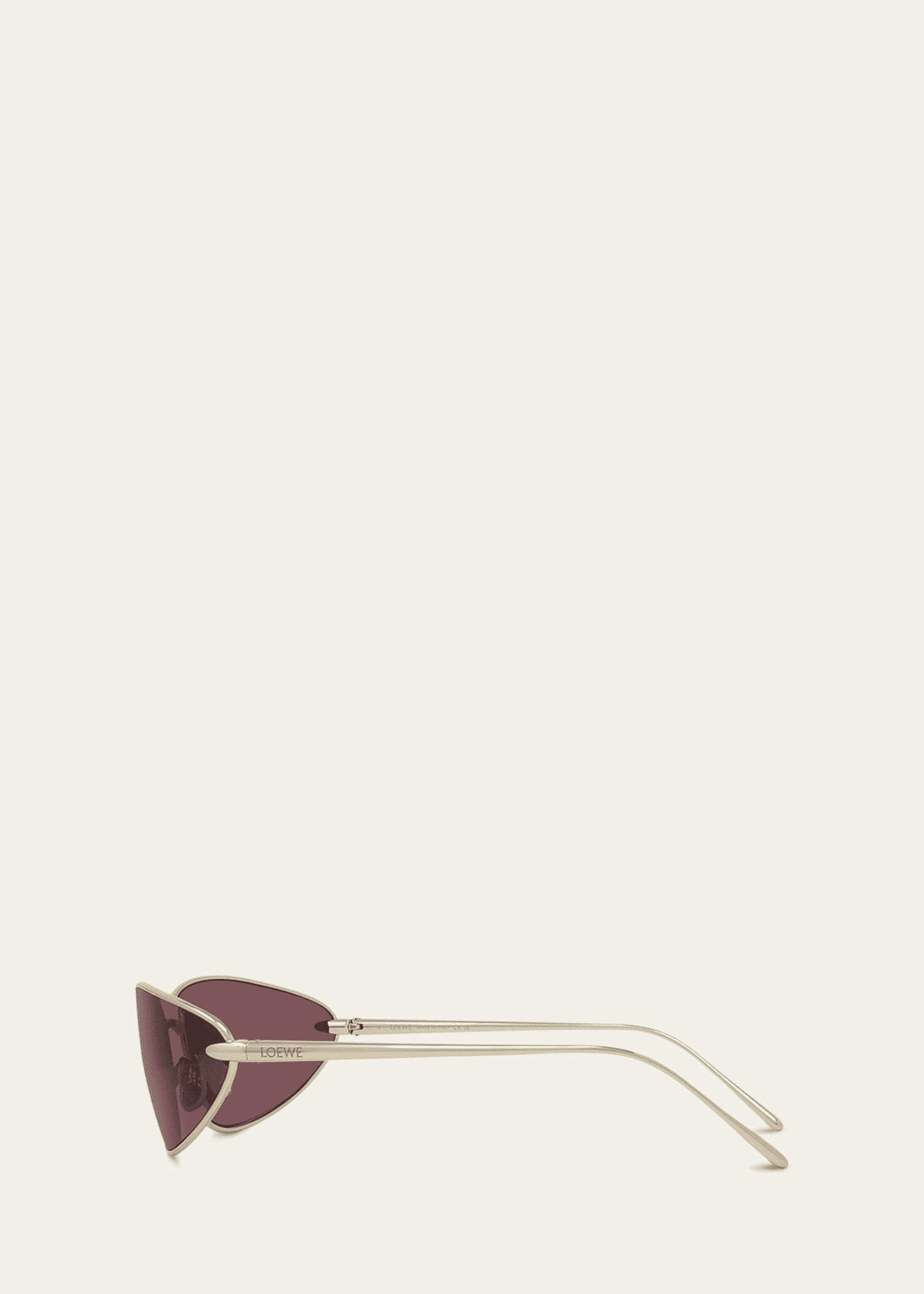 Loewe Signature Wrap Around Metal Sunglasses Image 3 of 3