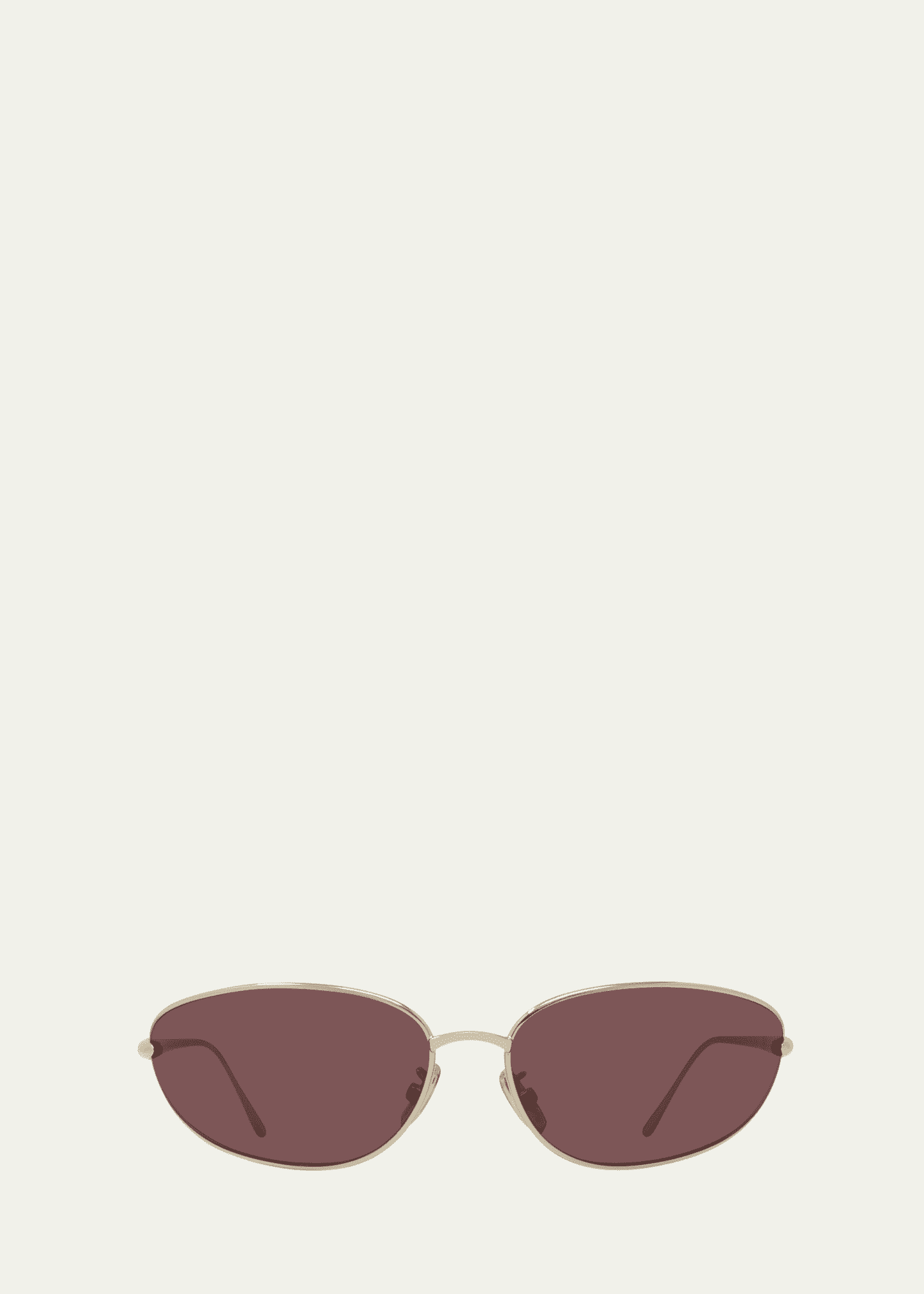 Loewe Signature Wrap Around Metal Sunglasses Image 1 of 3