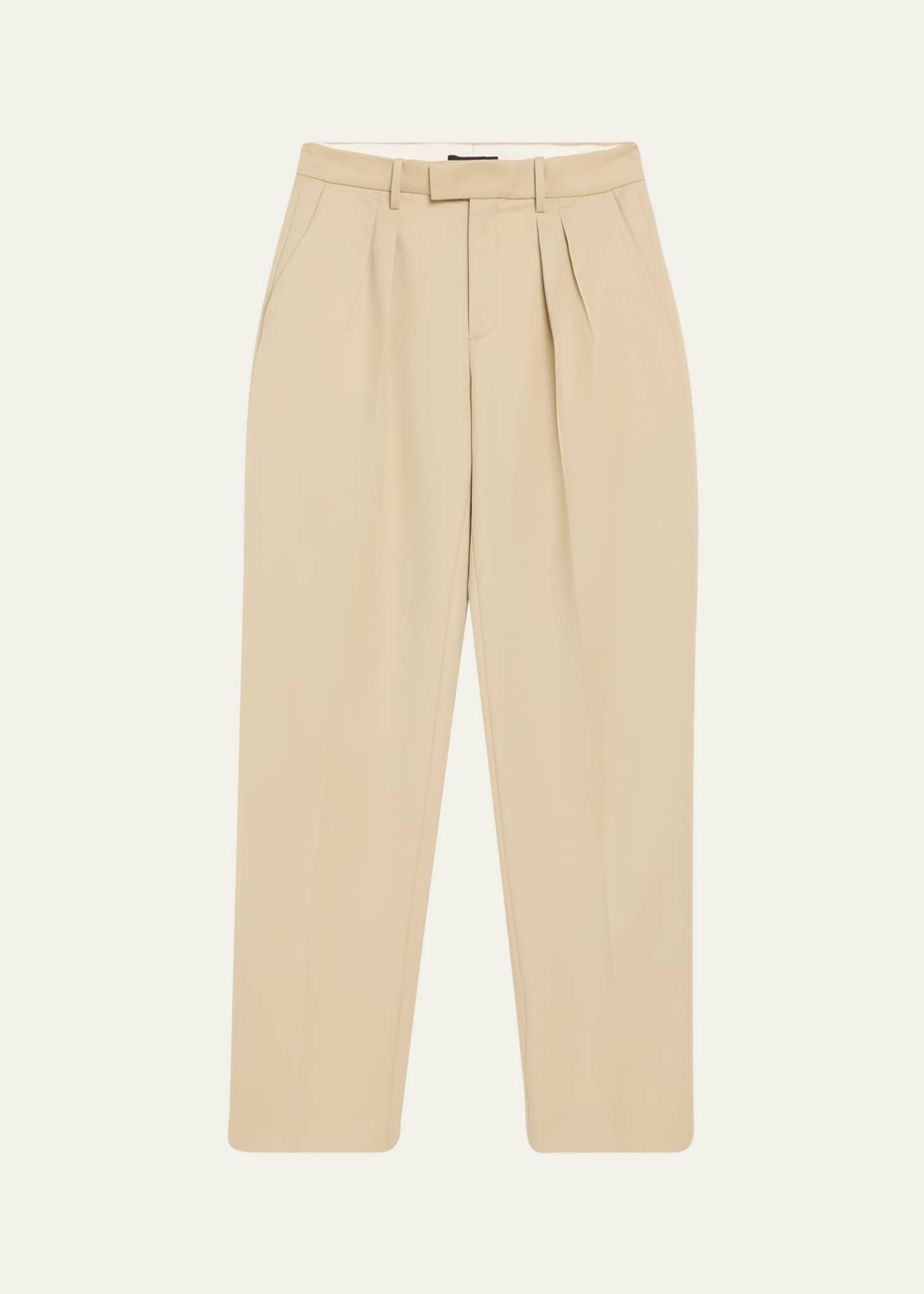 Nili Lotan Alphonse Pleated Straight-Leg Tailoring Pants Image 1 of 5