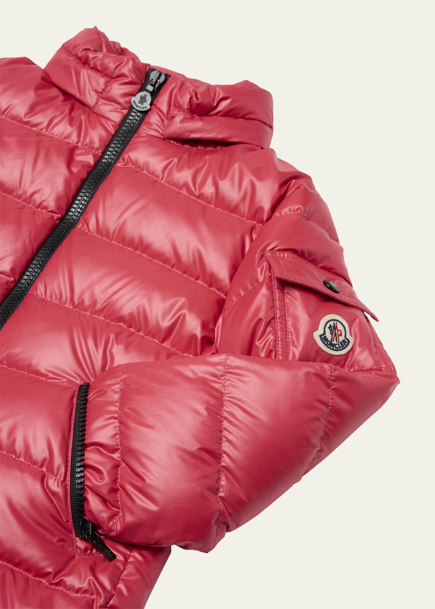 【希少】モンクレール BADY バディ 14A レッド ダウンジャケット Moncler Girl's Bady Short Hooded Down Puffer Jacket, Size 4-14