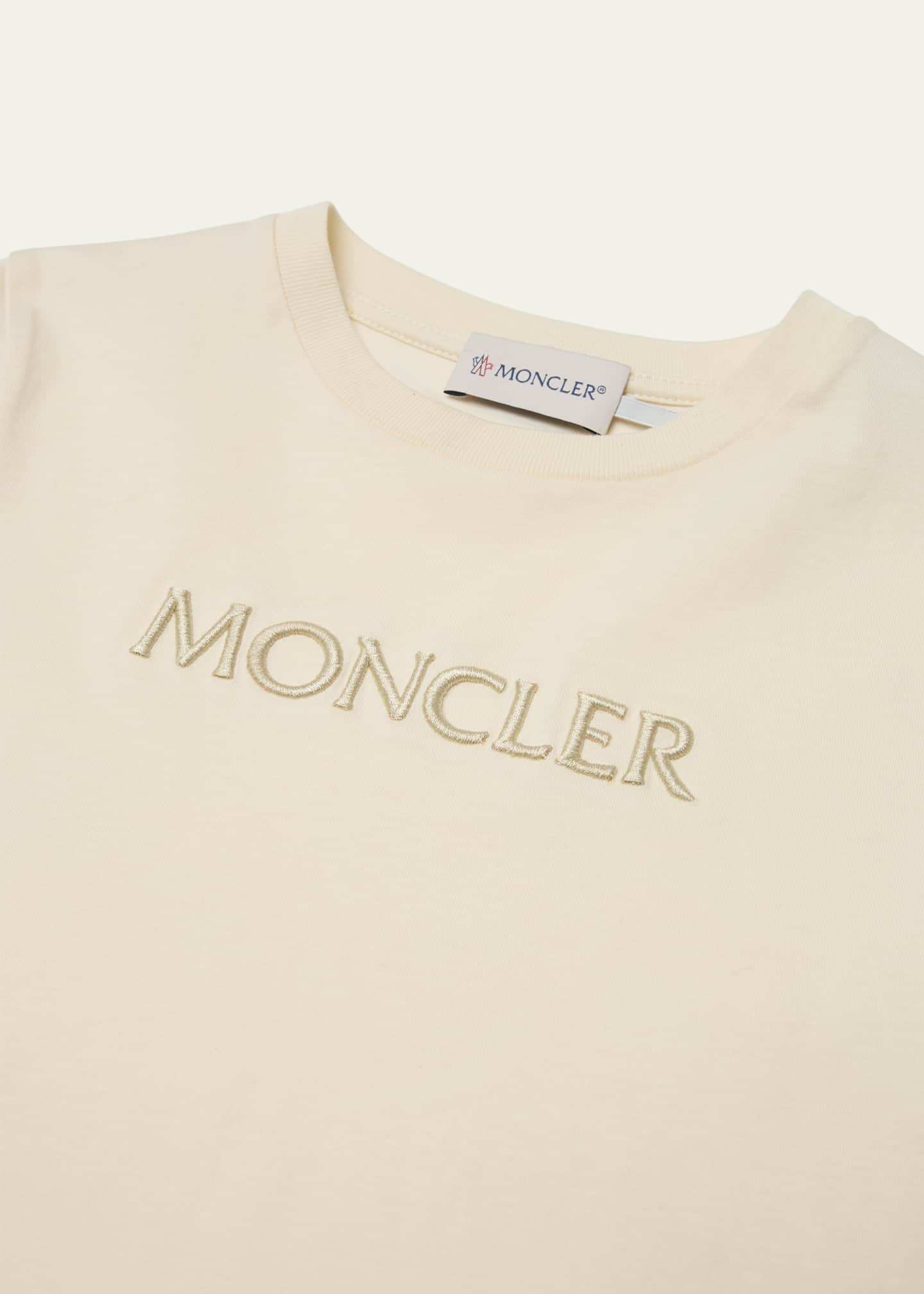 MONCLER ロゴモチーフTシャツ MONCLER(モンクレール) 22SS logo patch T-shirt ロゴ ワッペン
