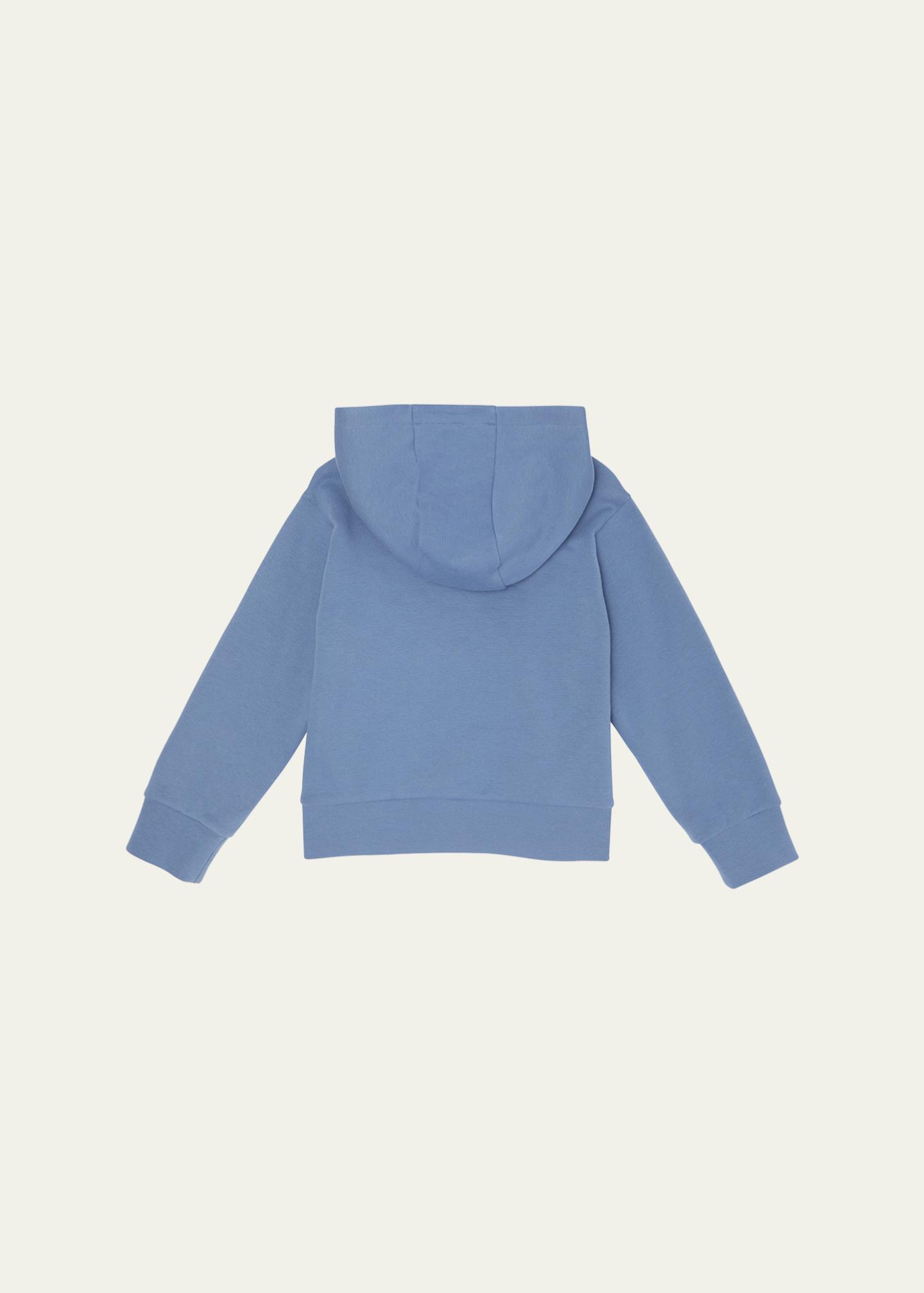 Moncler Boy's Embroidered Logo Patch Hoodie, Size 4-6 - Bergdorf Goodman
