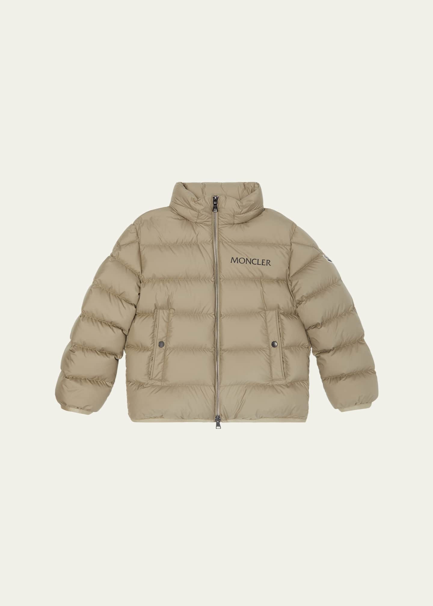 【MONCLER】TADORNE DOWN JACKET Moncler Boy's Bajan Airsoft Hooded Zip-Front Down Jacket