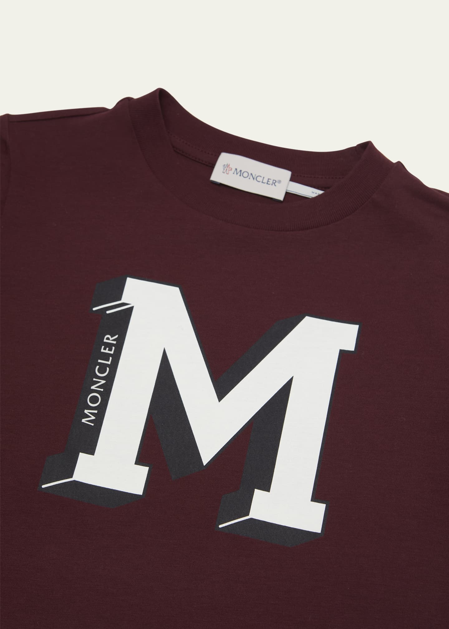 Moncler Boy's Big M Graphic Short-Sleeve T-Shirt, Size 4-14 Image 3 of 3