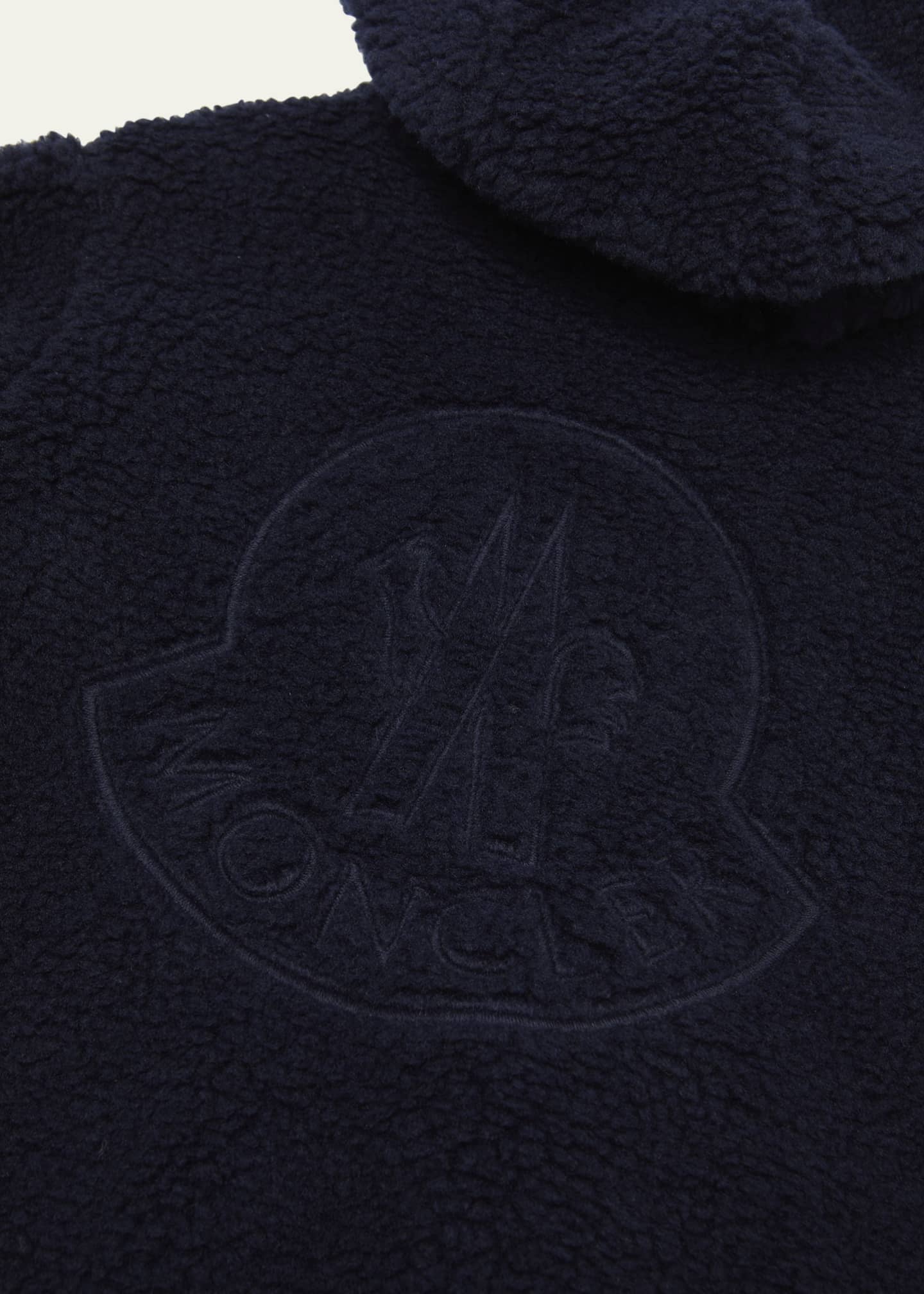 【MONCLER】メンズ★Felpa con zip effetto teddy★スウェット Moncler Boy's Teddy Fleece Zip-Front Sweatshirt, Size 8-10