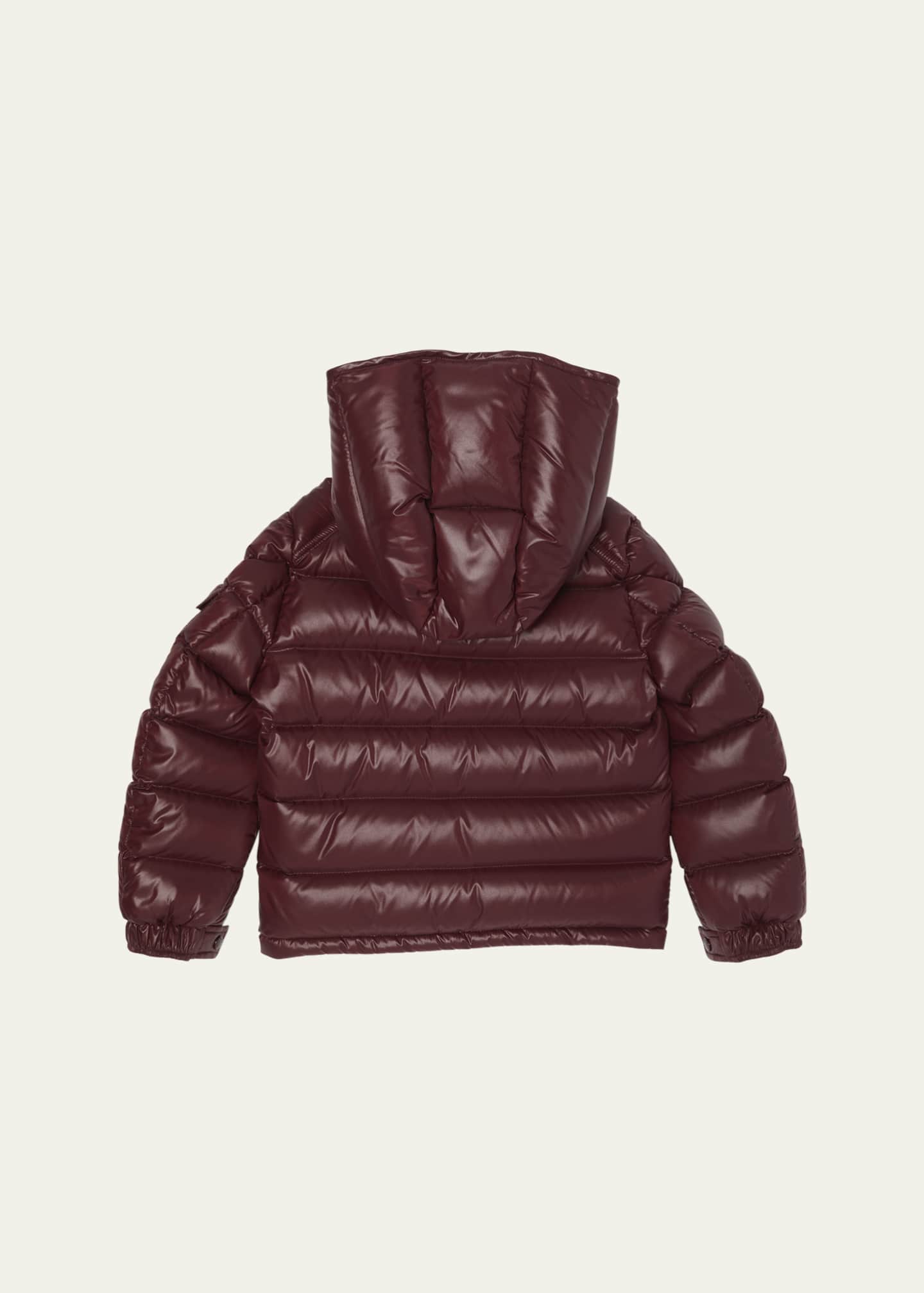 Moncler Boy's Maya Hooded Short Down Jacket, Size 12-14 Image 2 of 3