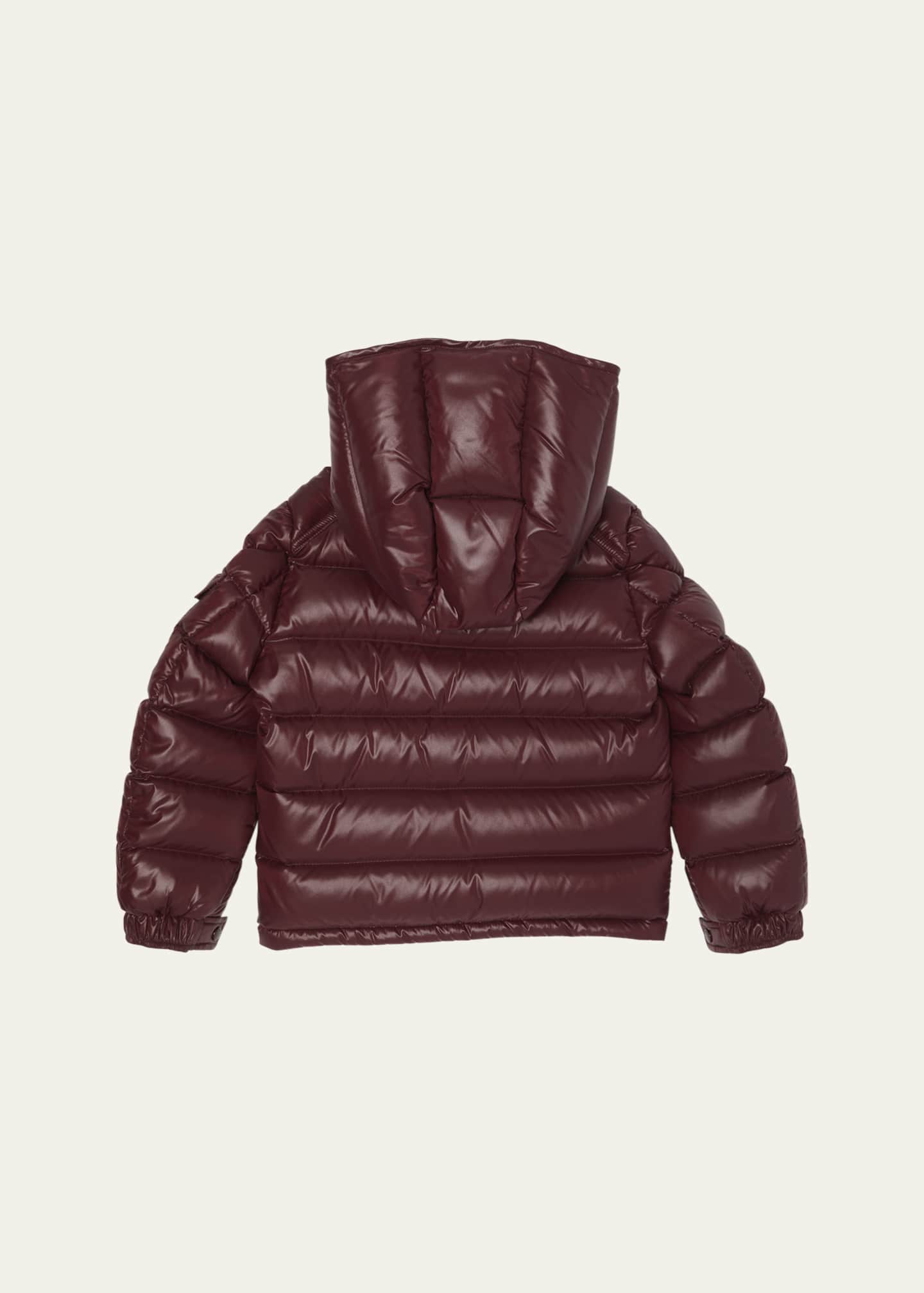 Moncler Boy's Maya Hooded Short Down Jacket, Size 4-6
