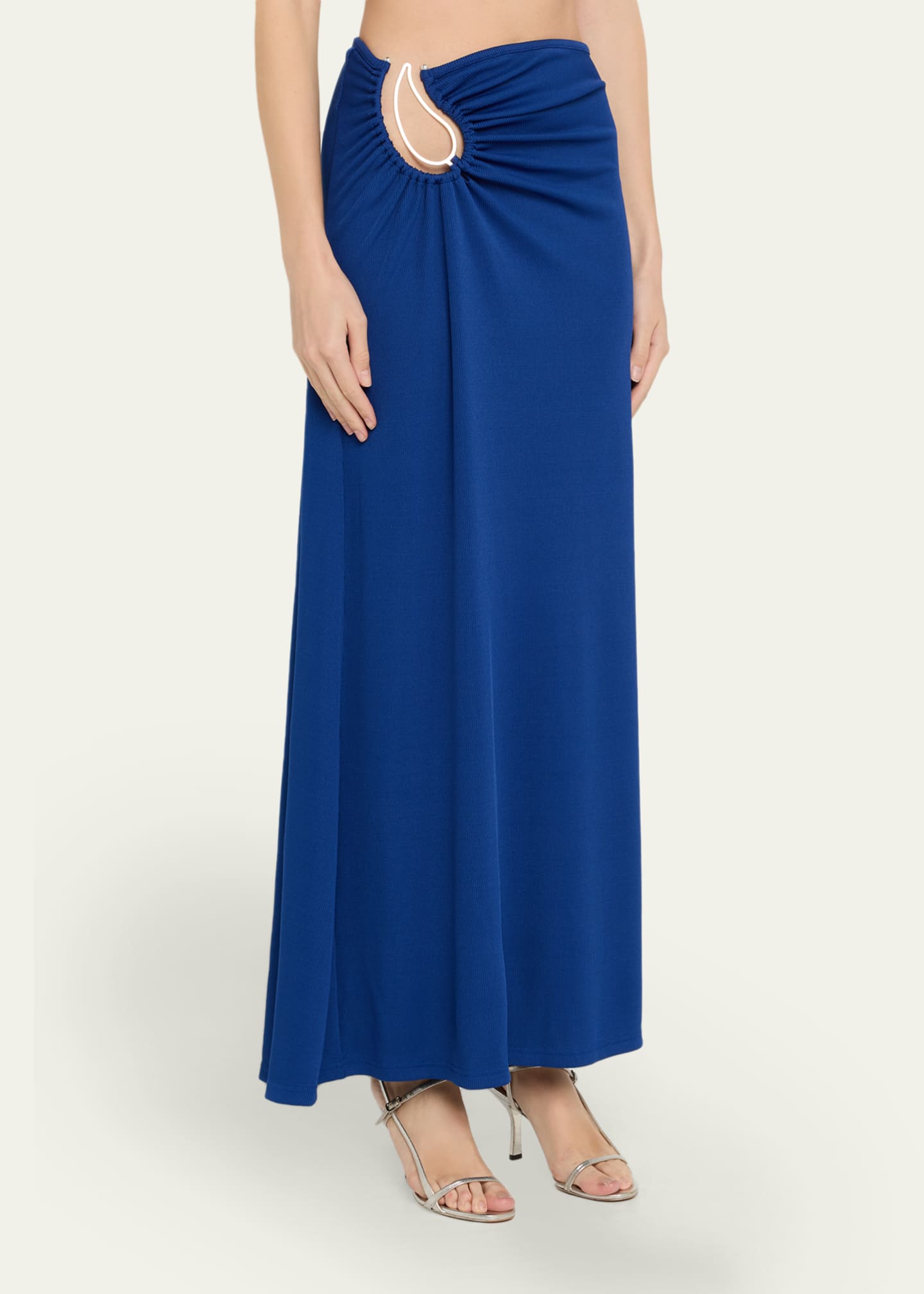 elegant white maxi dresses Elysium White Maxi Dress - US 8