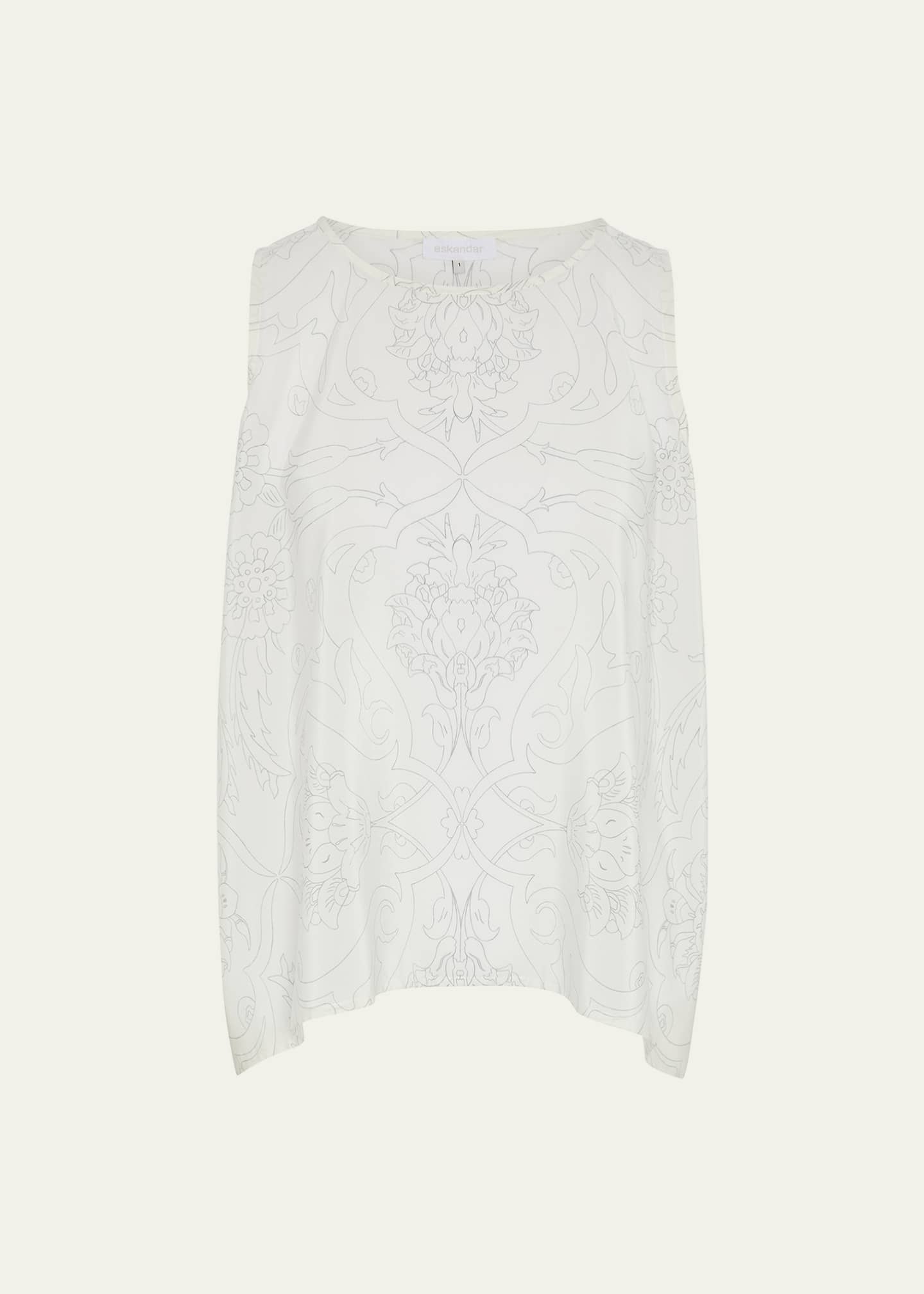 Eskandar A-Line Tank Top (Mid Plus Length) Image 1 of 5