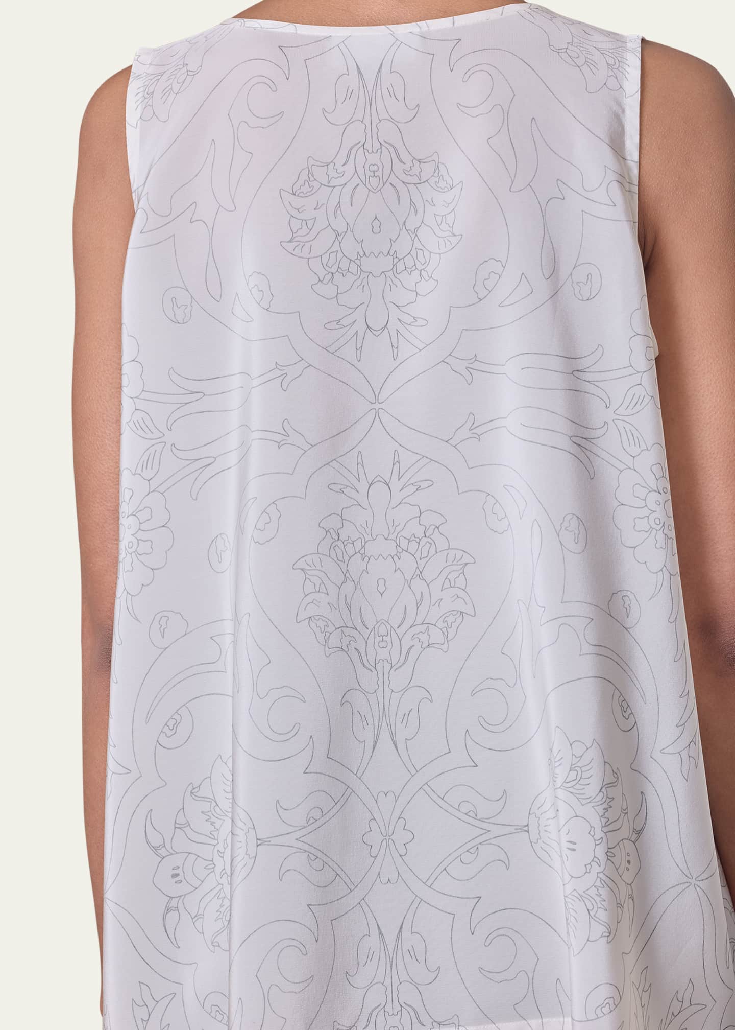 Eskandar A-Line Tank Top (Mid Plus Length) Image 5 of 5