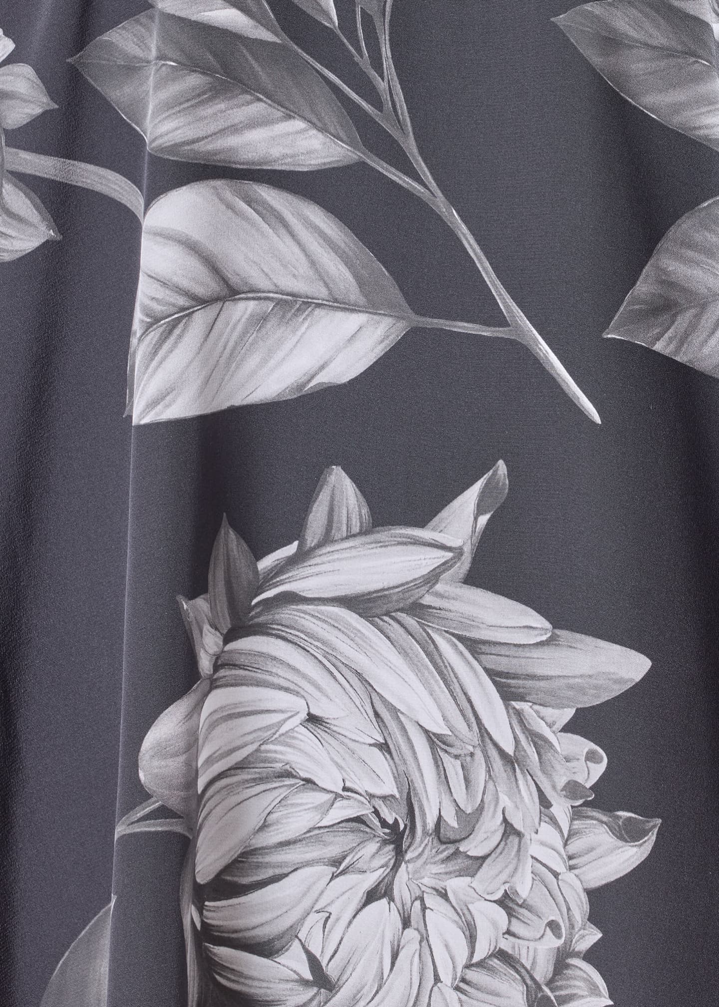 Eskandar Wide Longer-Back Collarless Shirt With Slits (Very Long Length) Image 5 of 5
