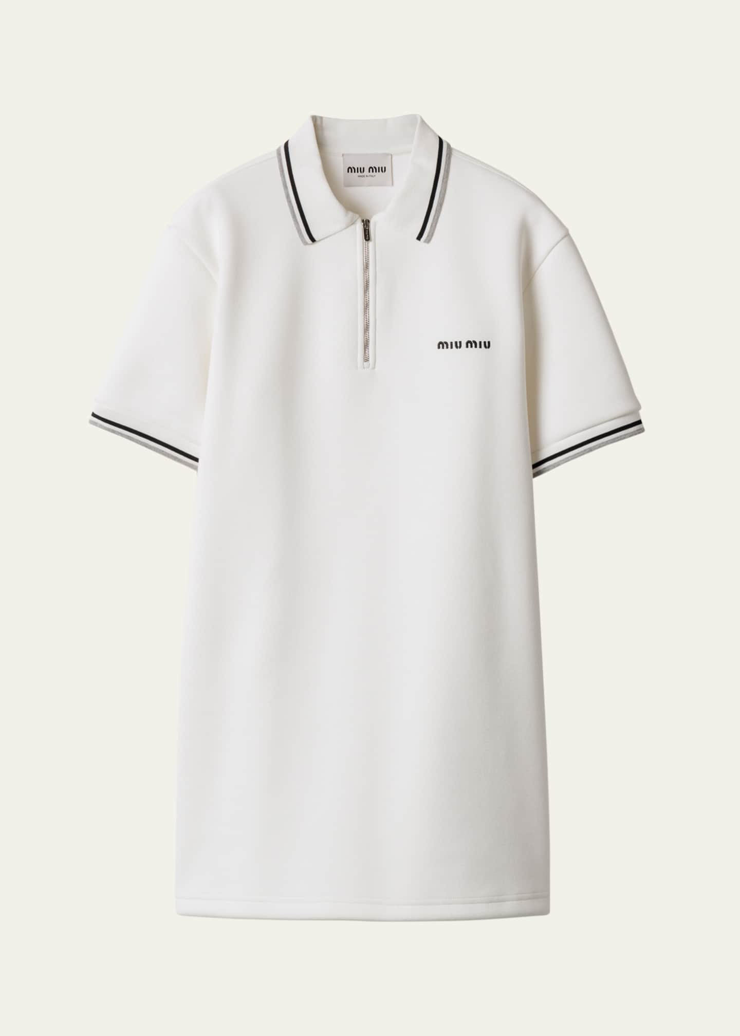 MIU MIU Cotton Mini Dress & Tops（Miu Miu Cotton Pique Short
