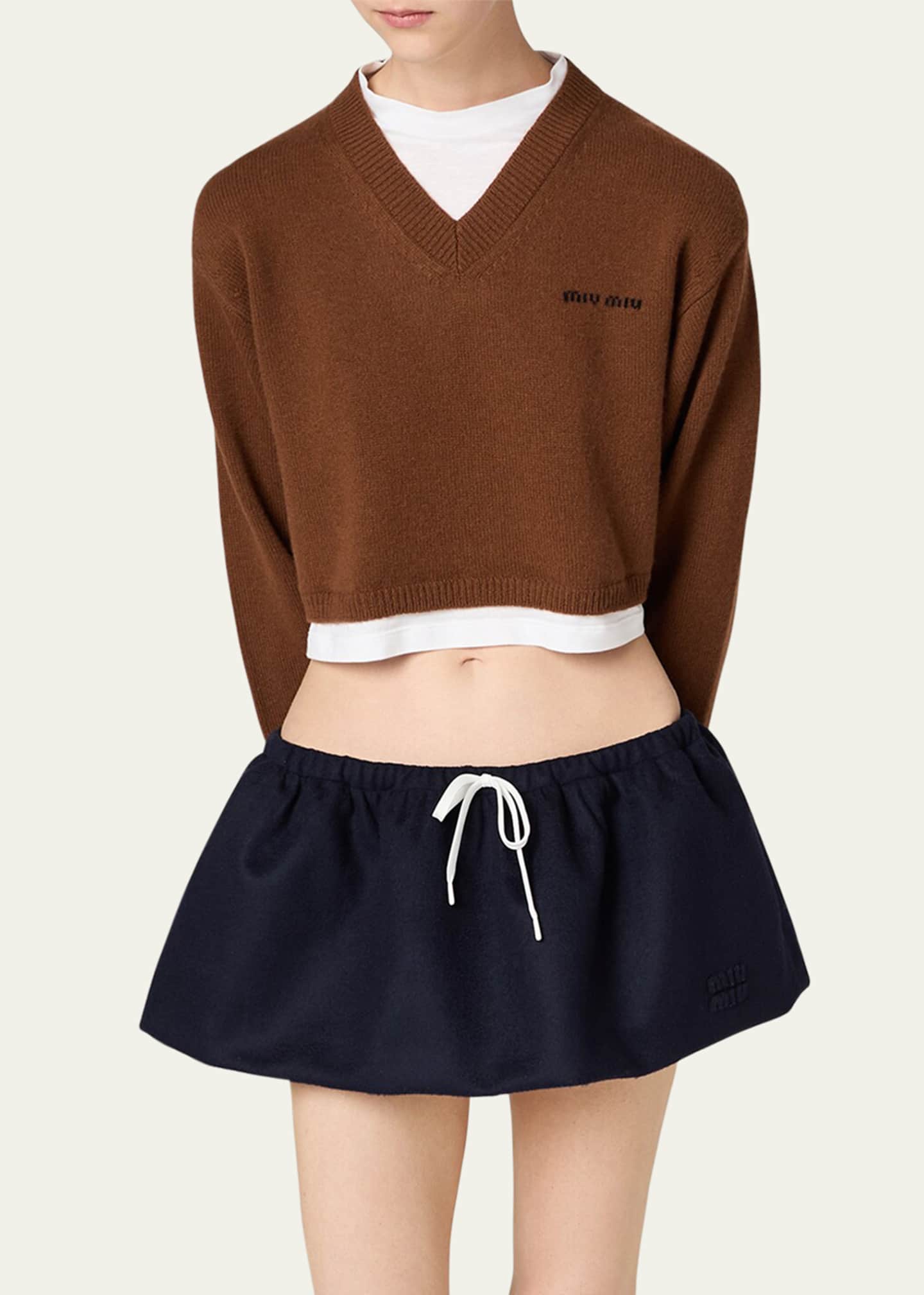 Le Sserafim ウンチェ着用　正規品Miu Miu ニットパーカー Le Sserafim ウンチェ着用 正規品Miu Miu ニットパーカー - メルカリ
