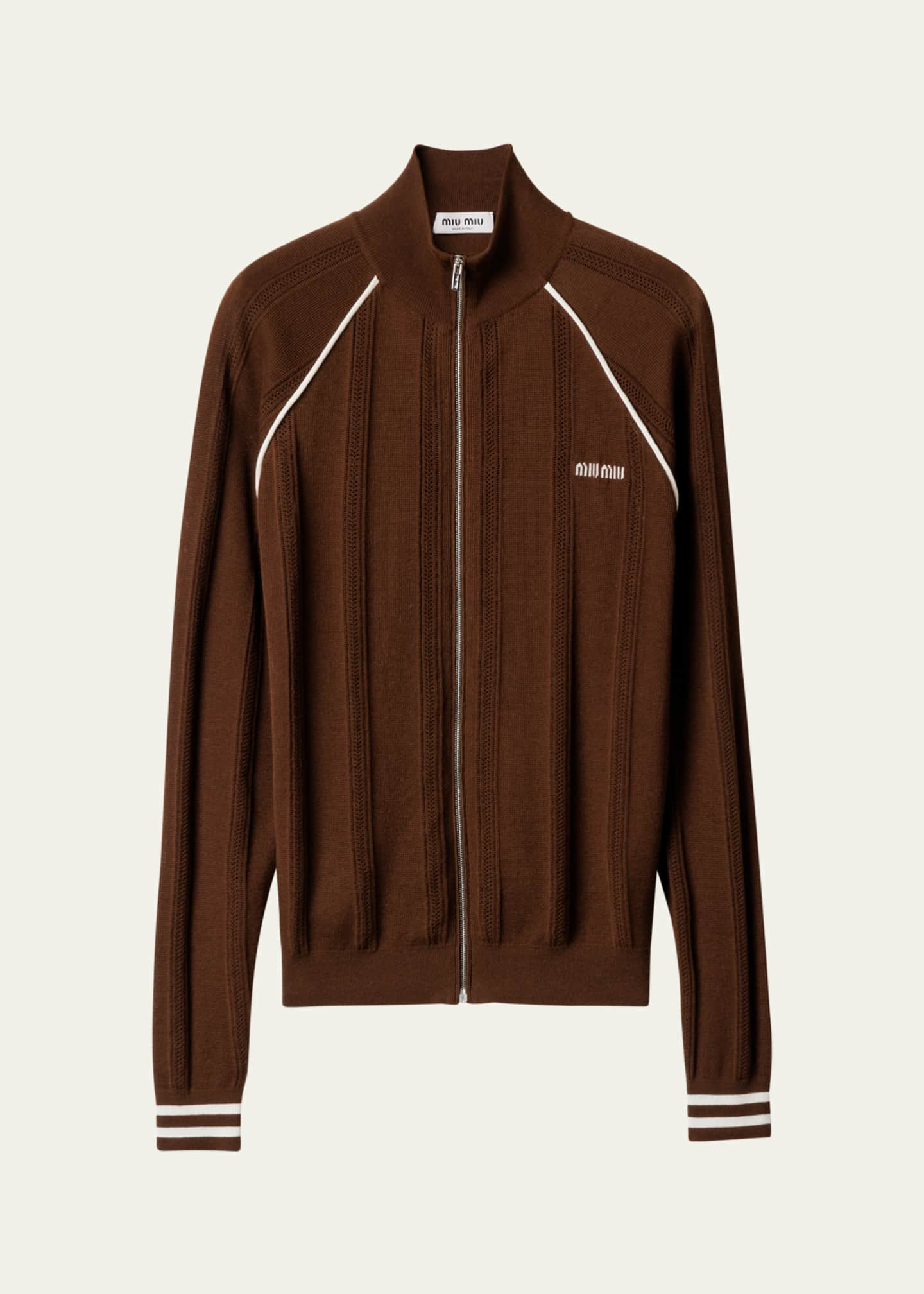 MIU MIU COTTON CARDIGAN ミュウミュウ Miu Miu Cotton cardigan | REVERSIBLE