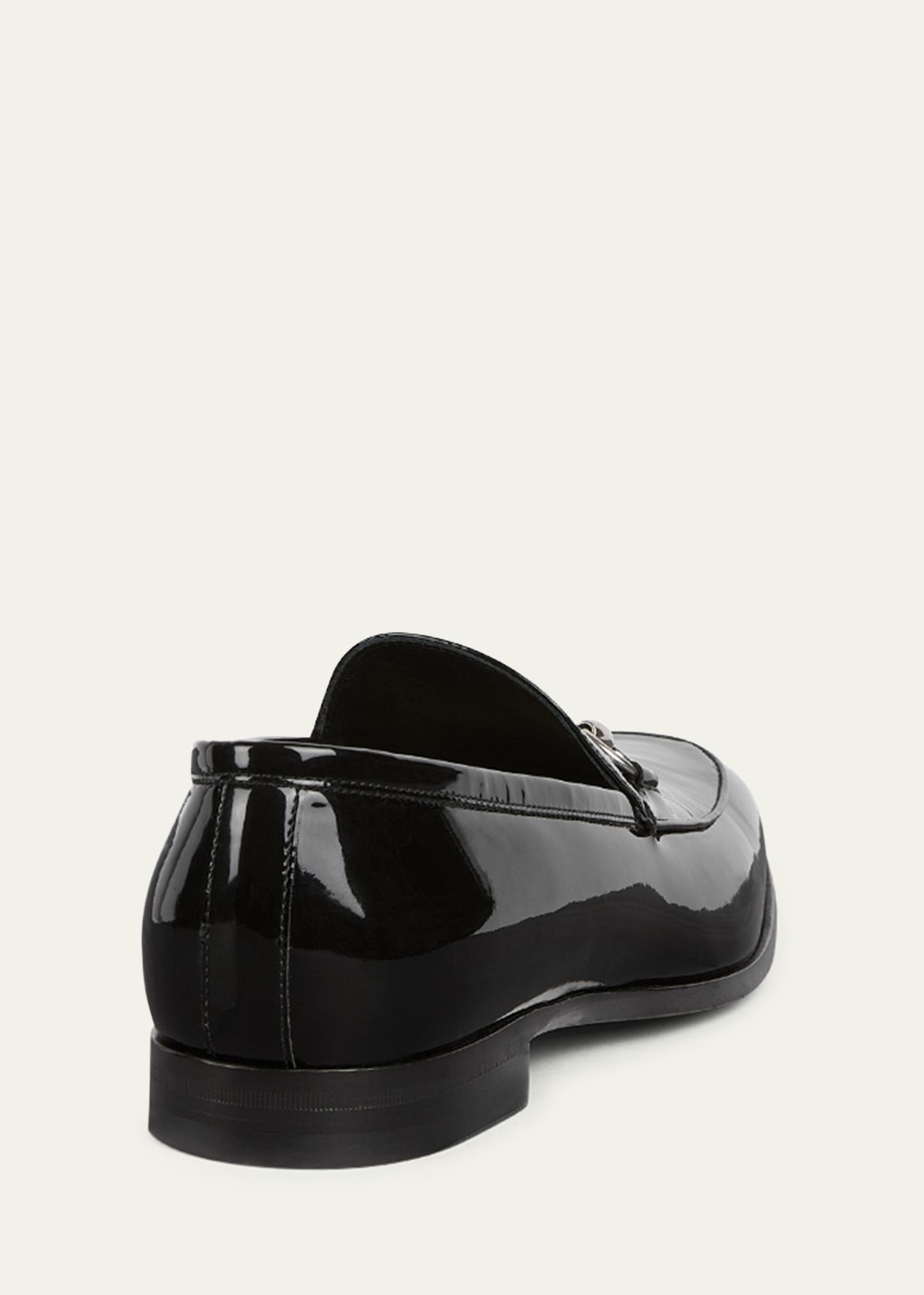 Gucci Men's Next Patent Leather Bit Loafers - Bergdorf Goodman