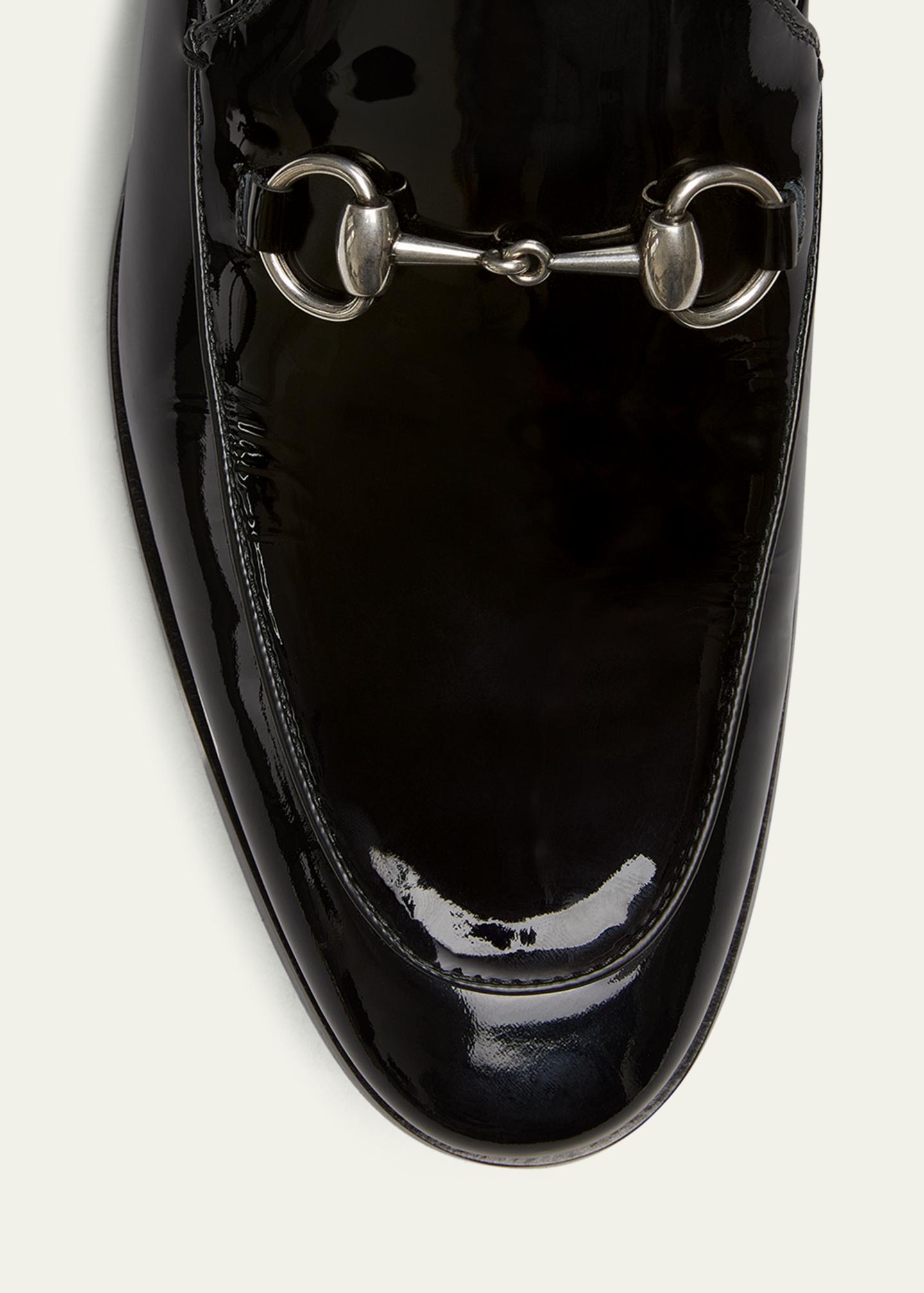 Gucci Men's Next Patent Leather Bit Loafers - Bergdorf Goodman