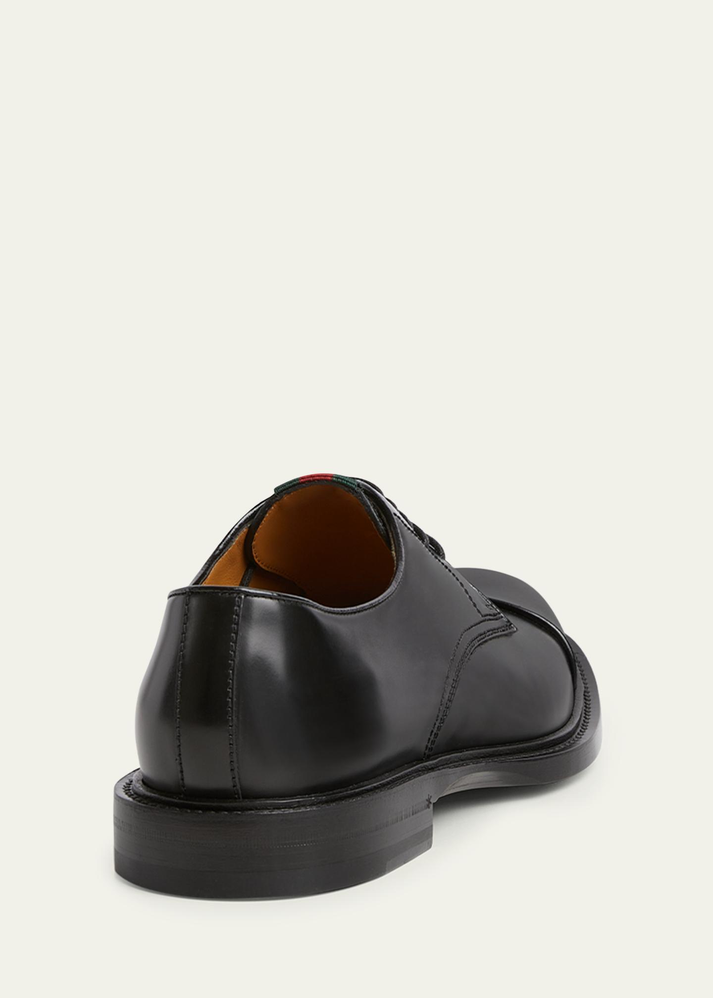 Gucci Men\'s Leather Cap Toe Oxfords Gucci Cap Toe Leather Oxfords - Lucky Vintage main image 4