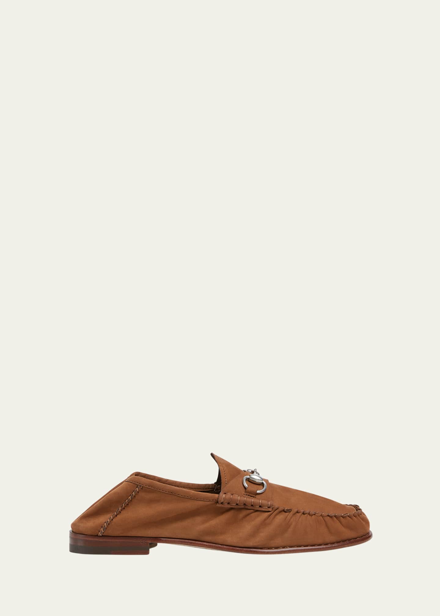 Gucci Men's Horsebit 1953 Suede Loafers Image 1 of 3