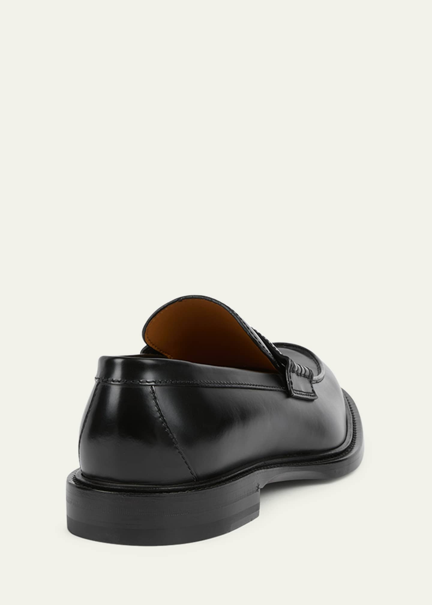 靴 GUCCI Leather Square-Toe Penny Loafers Gucci Men's Henry Leather Penny Loafers | Neiman Marcus