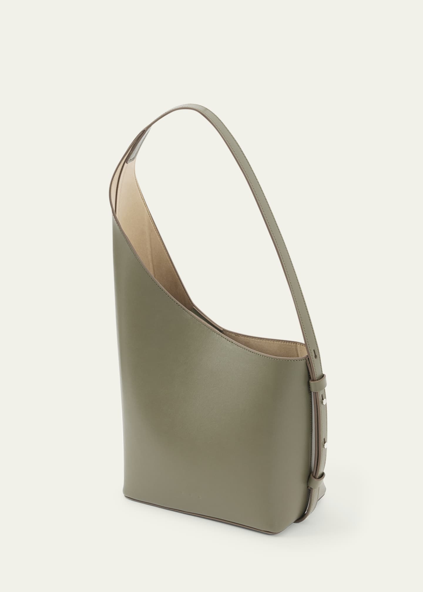 Aesther Ekme Demi Lune Calfskin Leather Bucket Bag Image 3 of 4