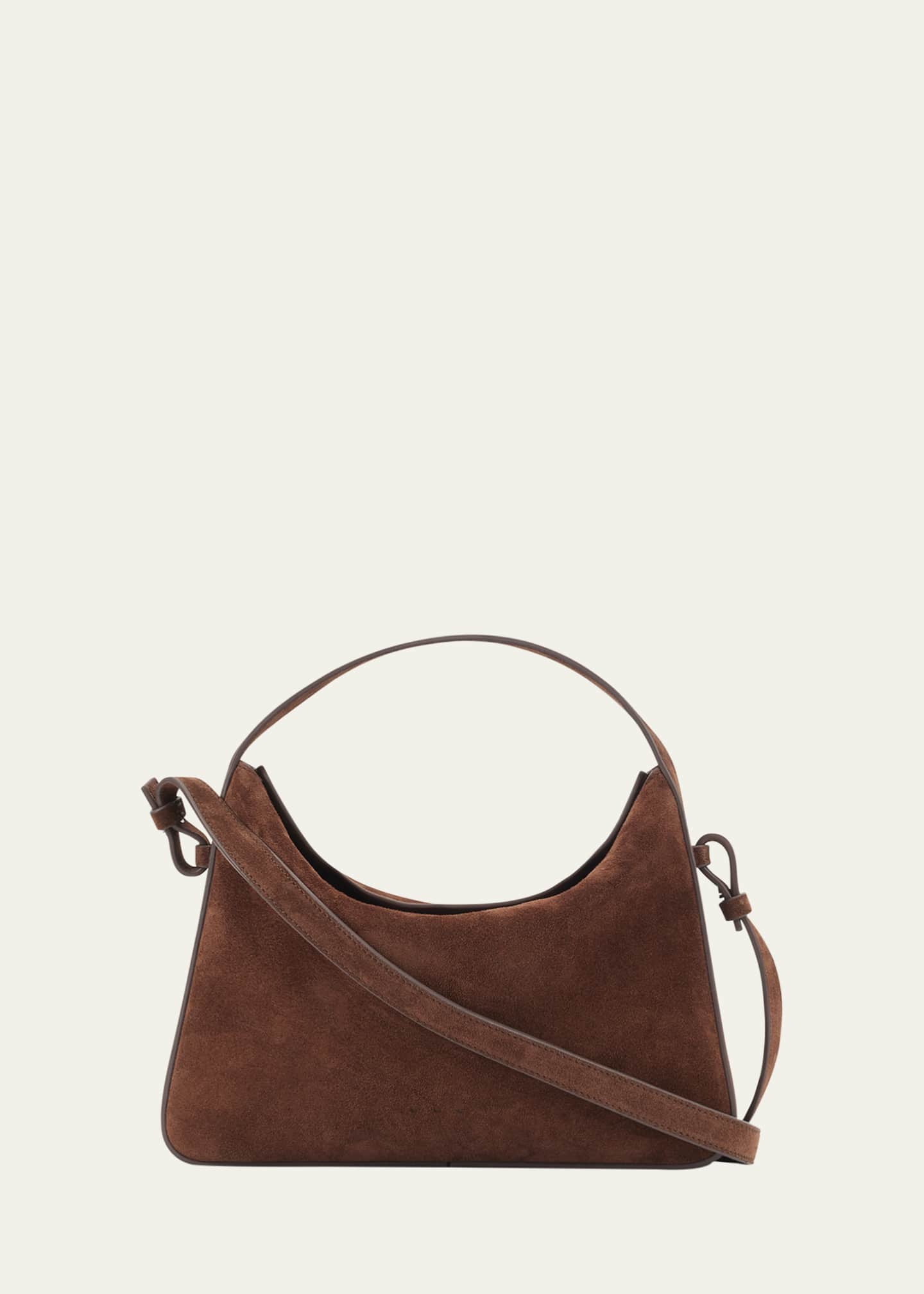 Aesther Ekme Soft Baguette Calfskin Suede Crossbody Bag Image 1 of 3