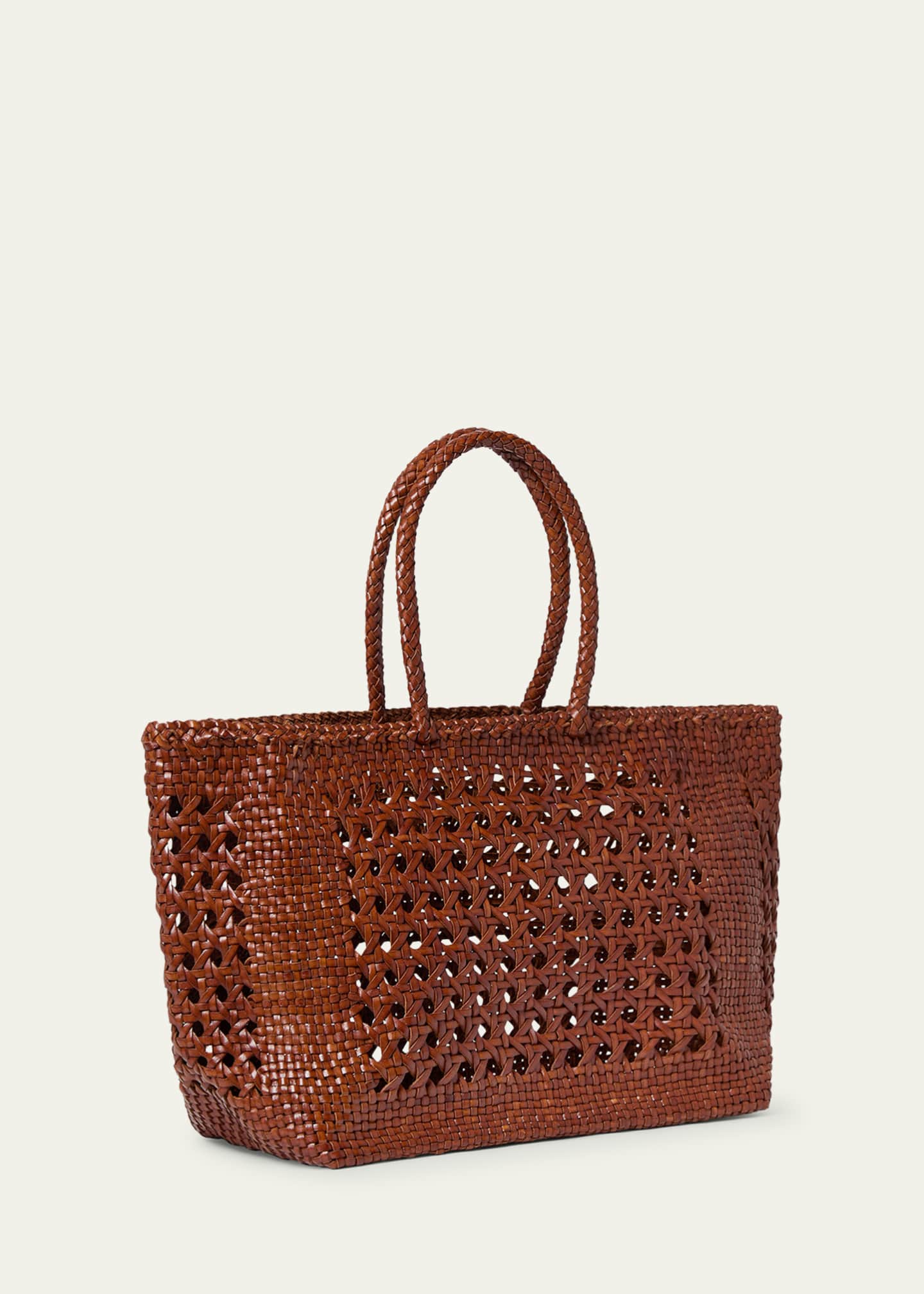 Loeffler Randall Klara Woven Leather Tote Bag Image 3 of 4