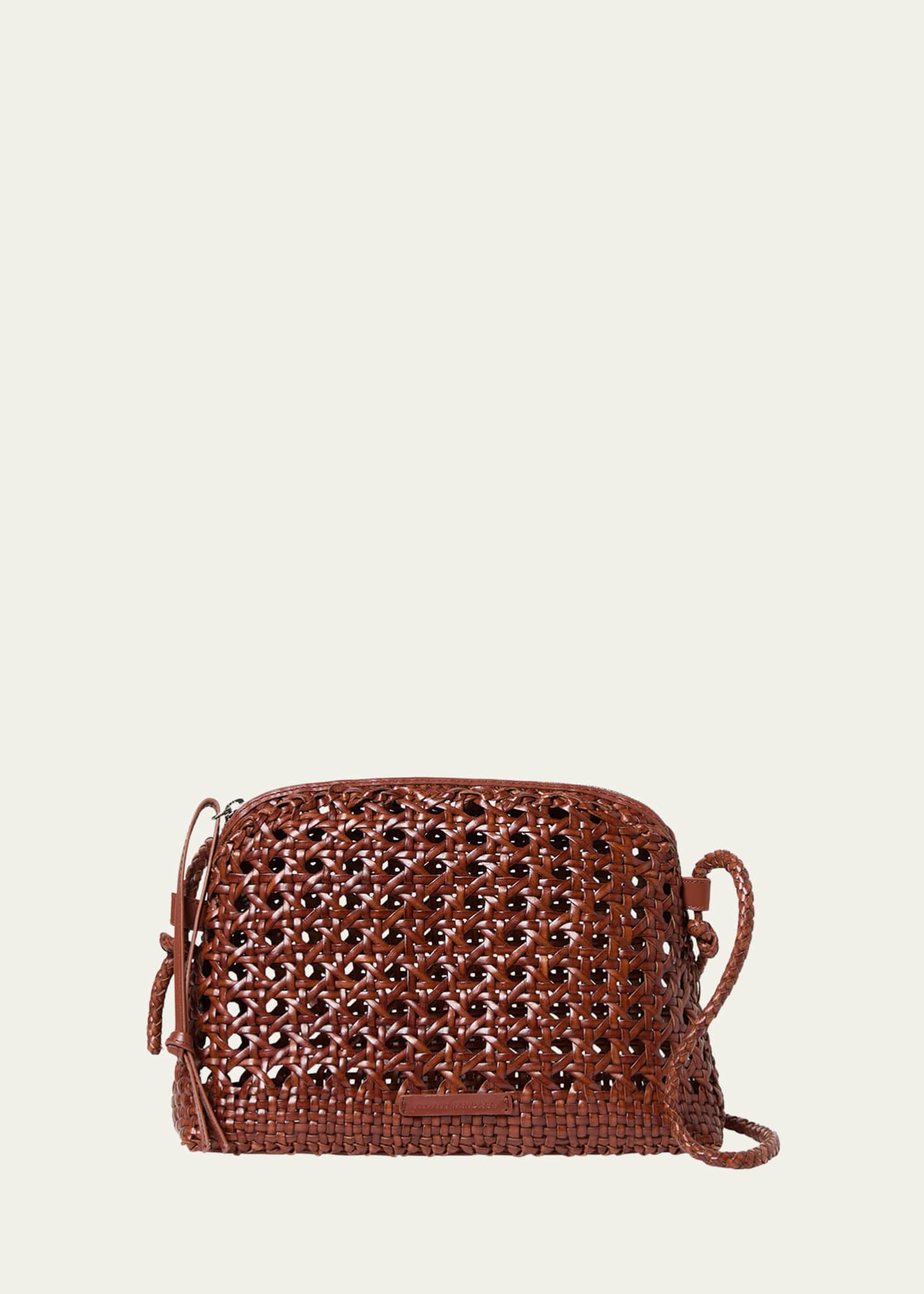 Loeffler Randall Mallory Woven Leather Crossbody Bag Image 1 of 3