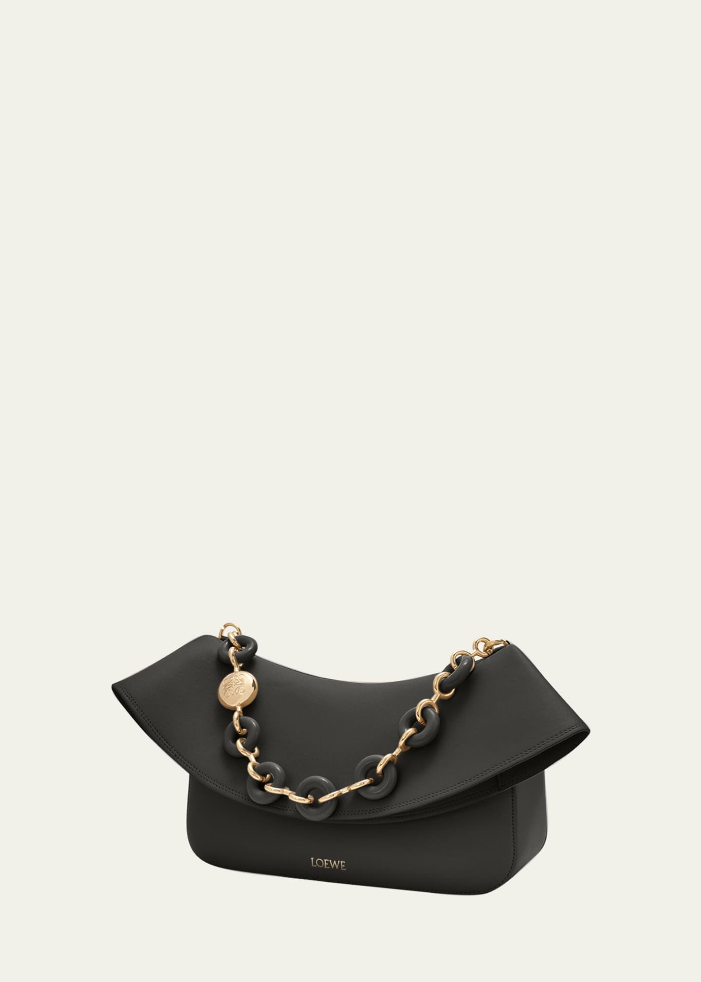 Ola Medium Shoulder Bag in Calfskin Leather