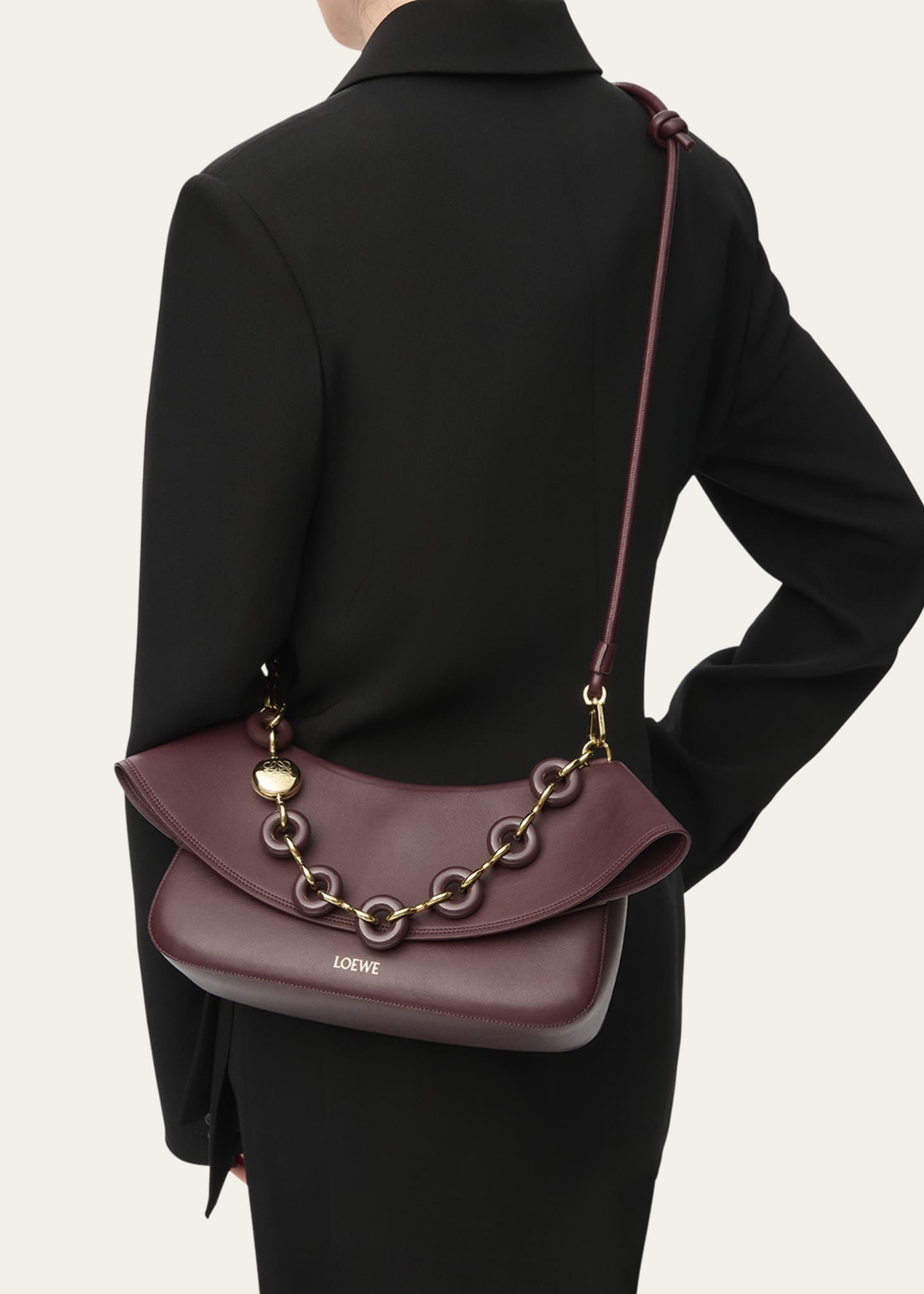 Loewe Ola Medium Shoulder Bag in Calfskin Leather - Bergdorf