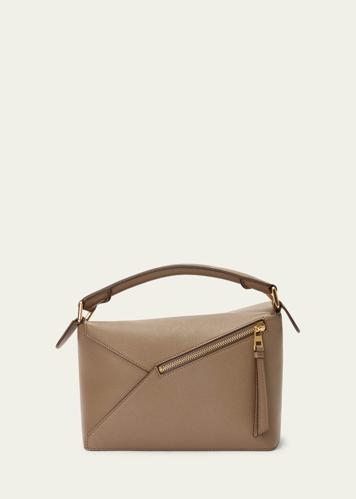 Loewe Puzzle Edge Small Top-Handle Bag in Grain Leather Image 3 of 6