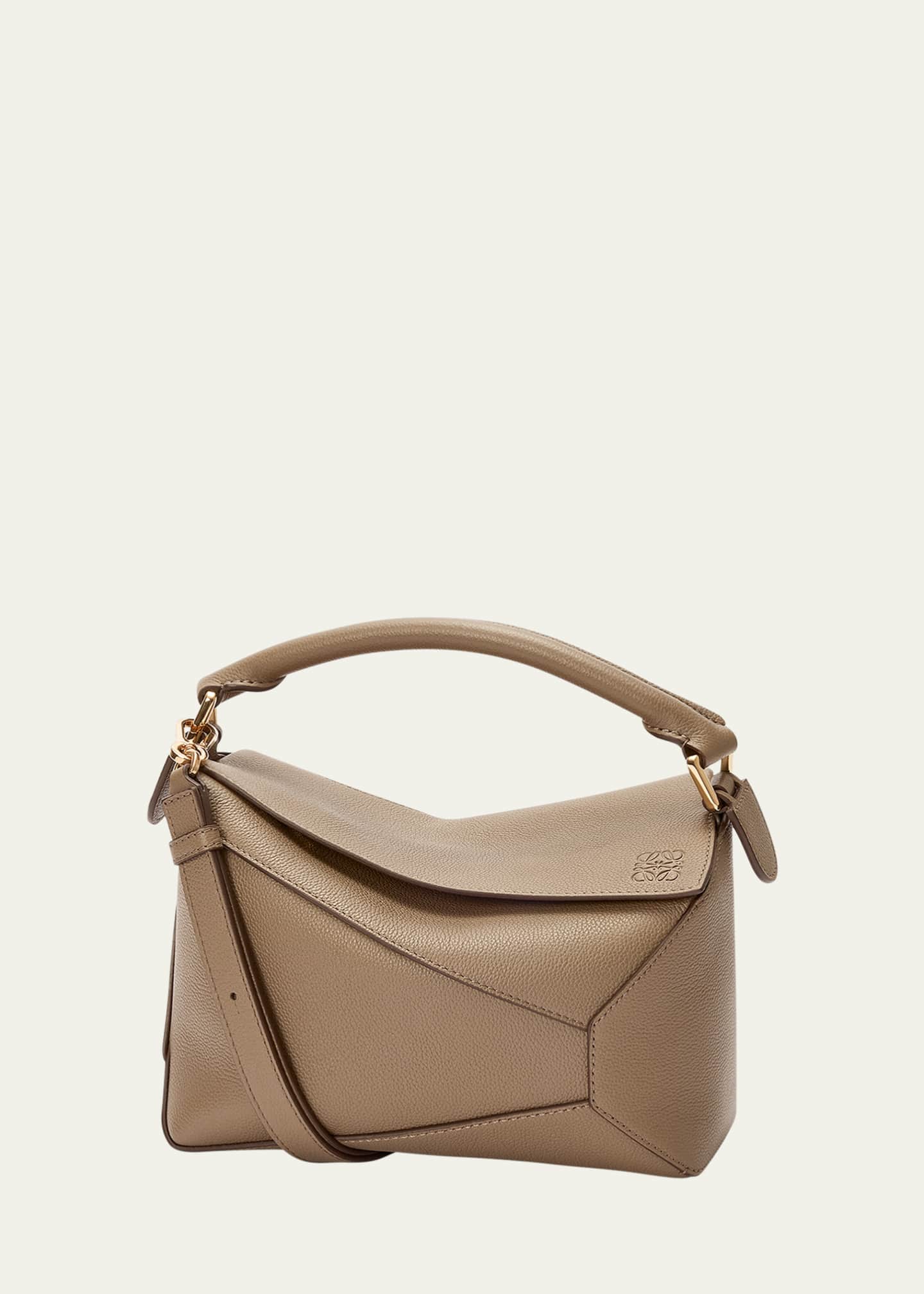 Loewe Puzzle Edge Small Top-Handle Bag in Grain Leather Image 1 of 6