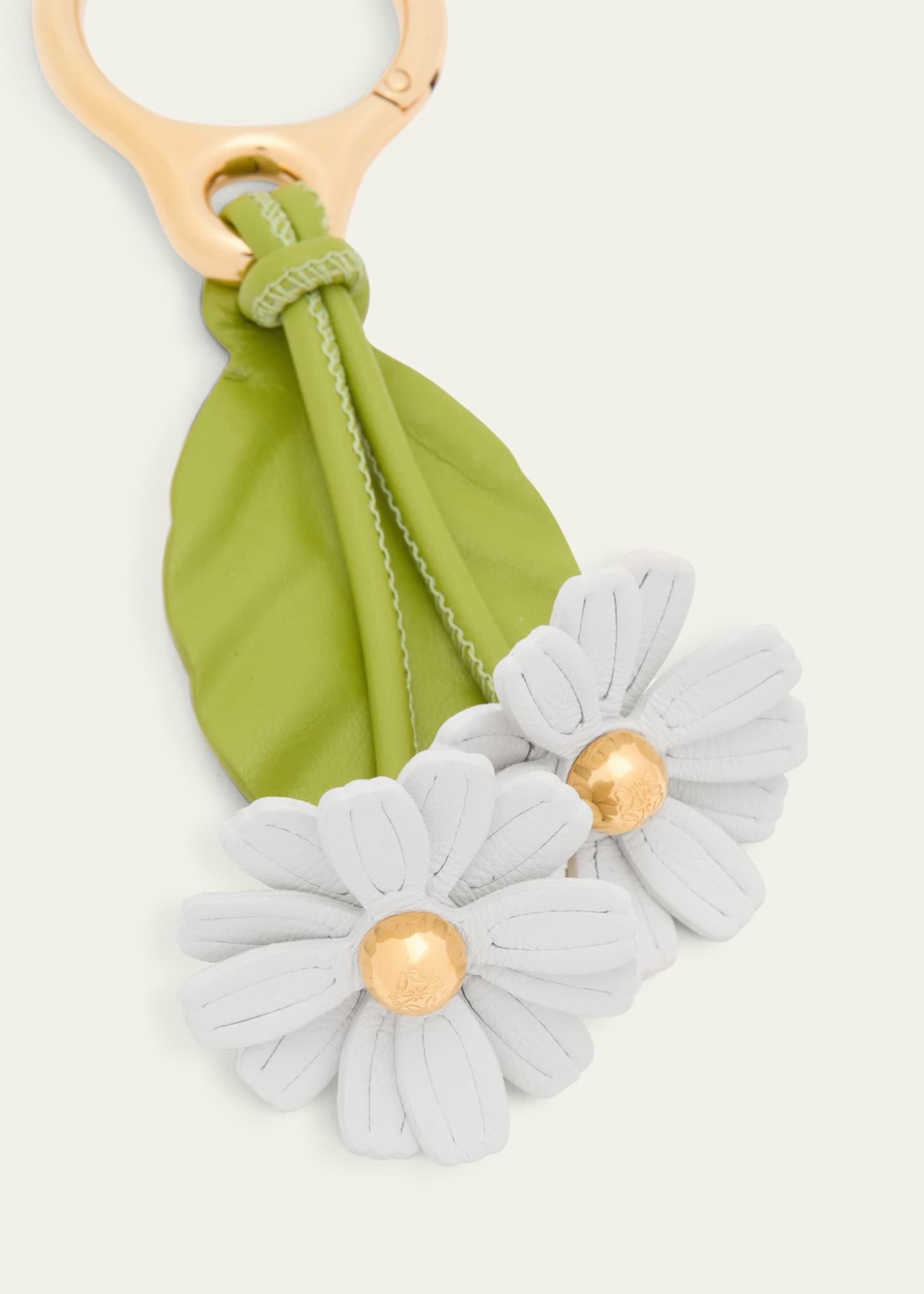 Loewe Chamomile Flower Bag Charm in Calfskin Leather Image 2 of 2