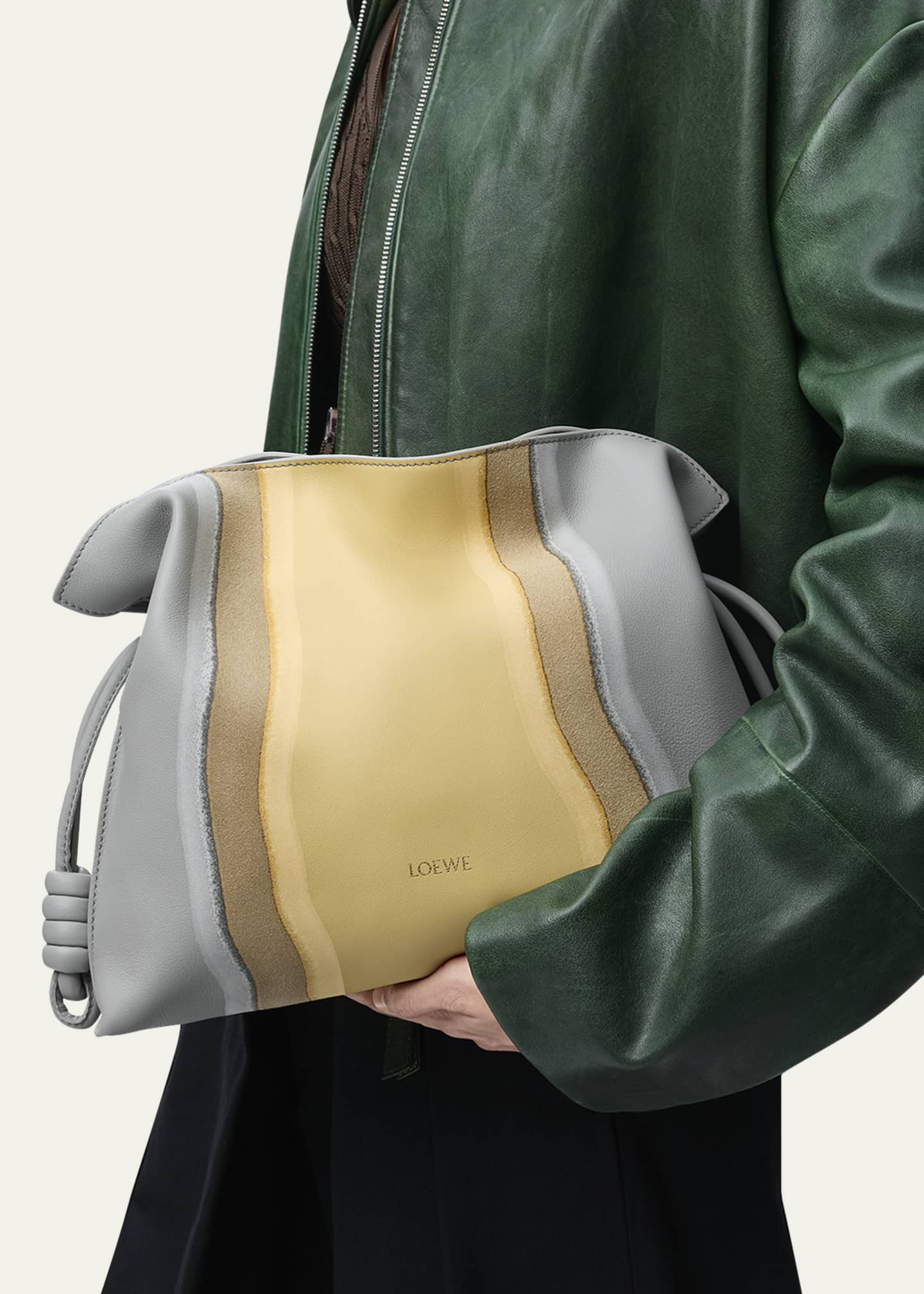 Flamenco Clutch Bag in Nappa Leather