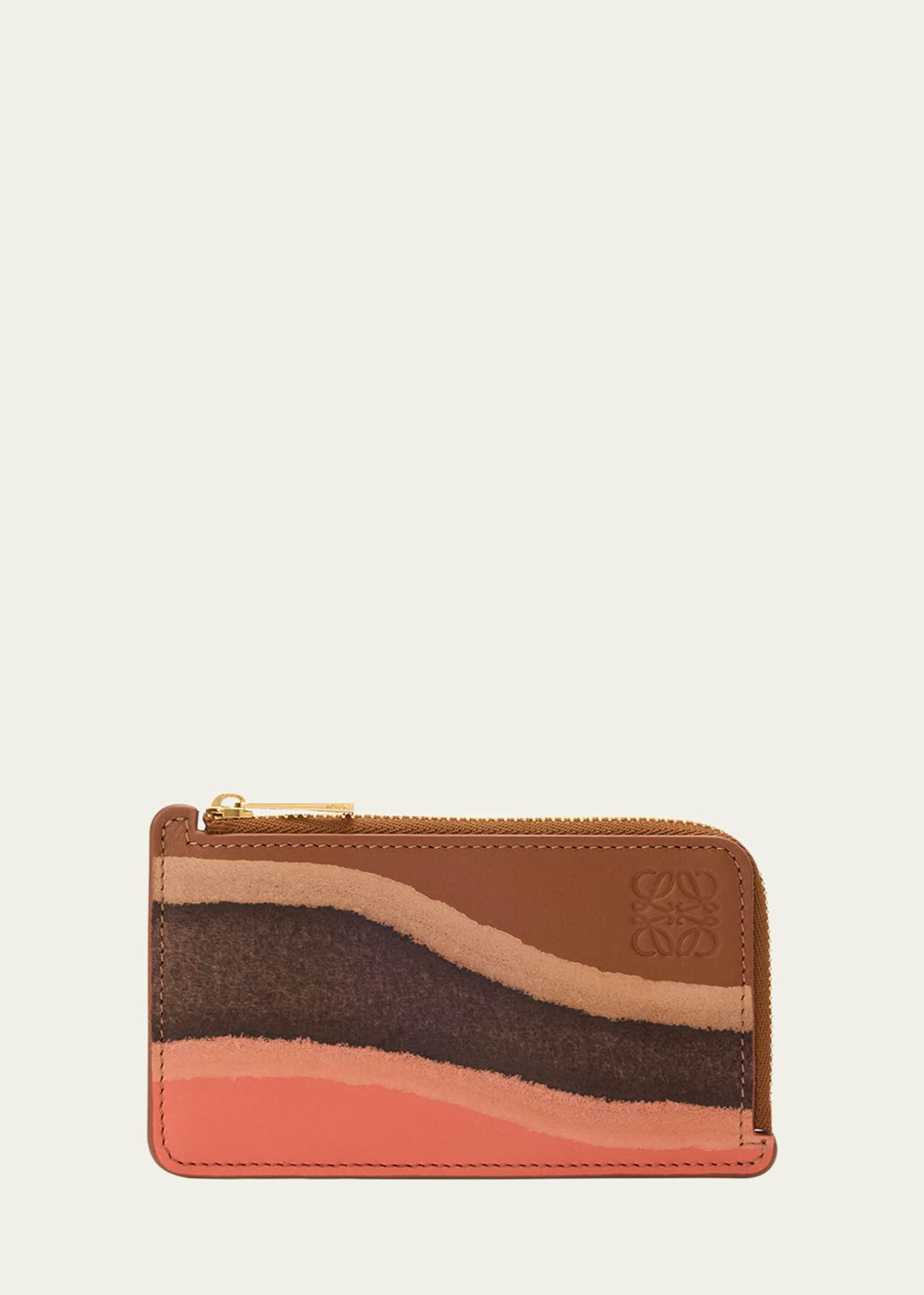 Loewe Landscape Card Holder in Calfskin Leather Image 1 of 4