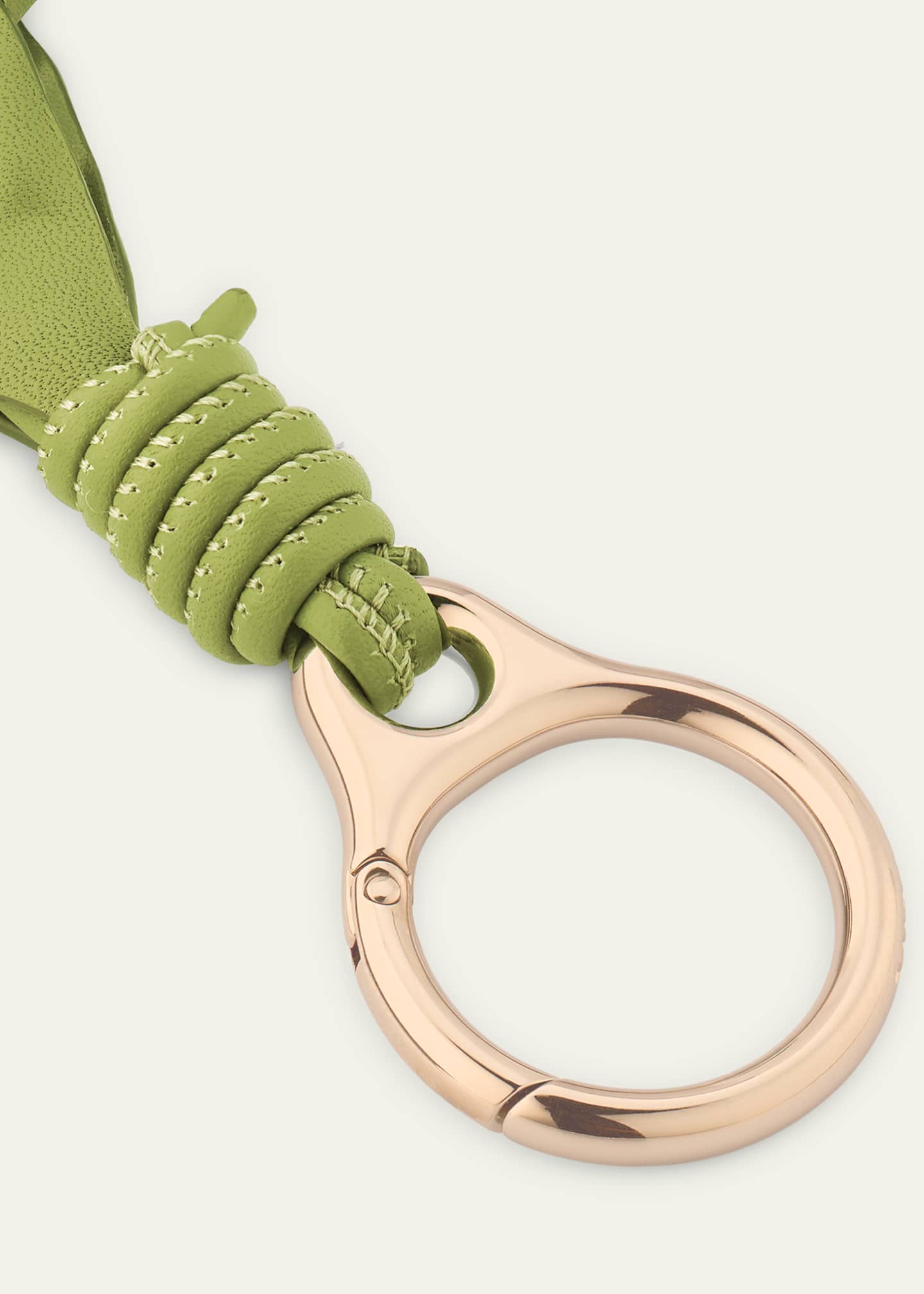【LOEWE】 Strawberry charm Loewe Strawberry Flower Bag Charm in Calfskin Leather