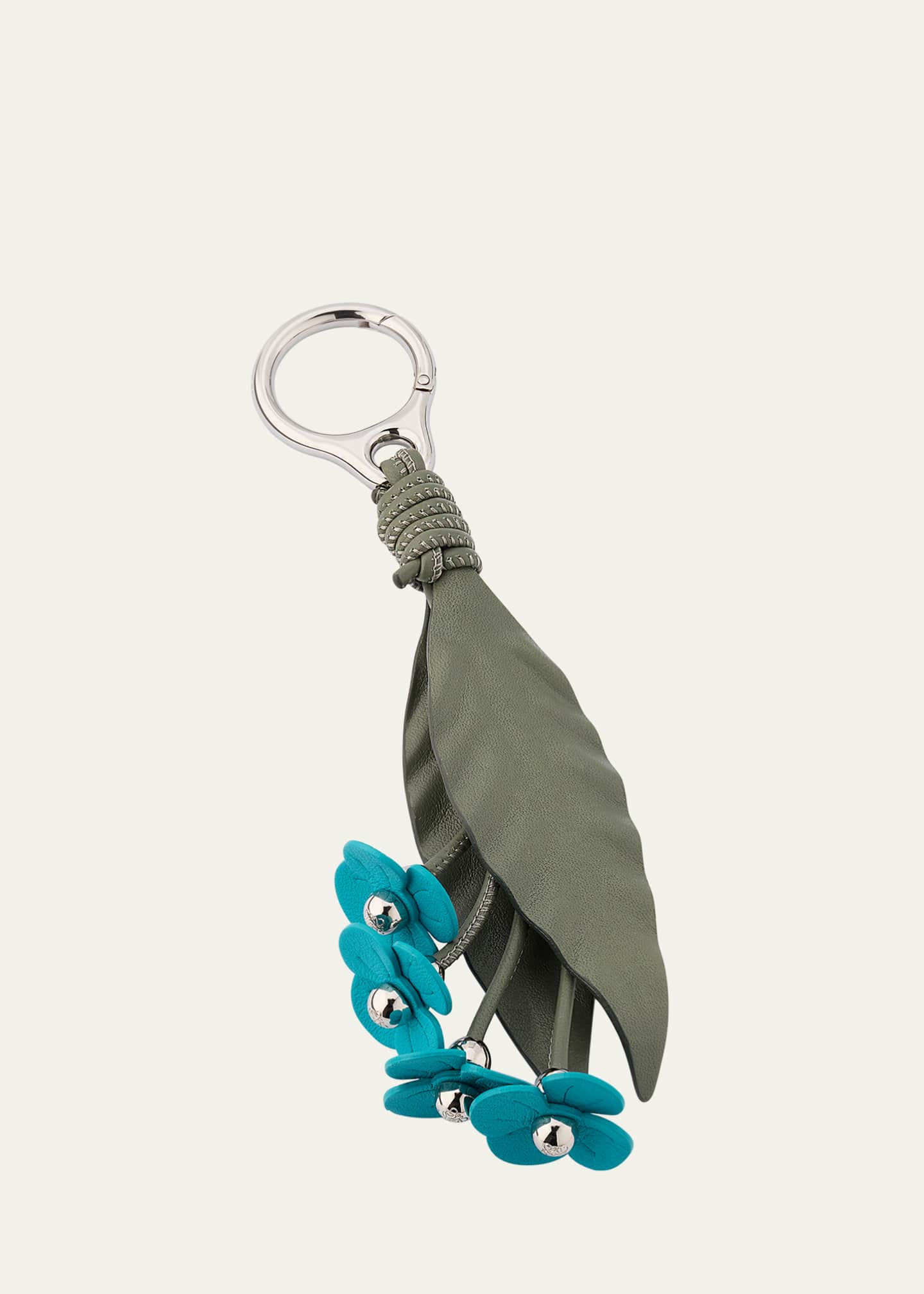 Loewe Strawberry Flower Bag Charm in Calfskin Leather Image 1 of 3