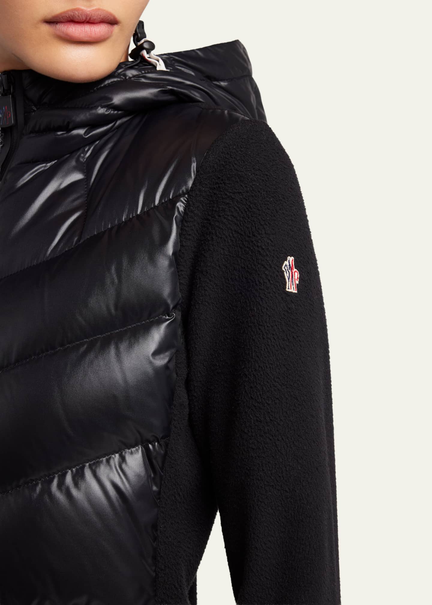 Moncler Grenoble Padded Down Zip-Up Hoodie Cardigan - Bergdorf Goodman