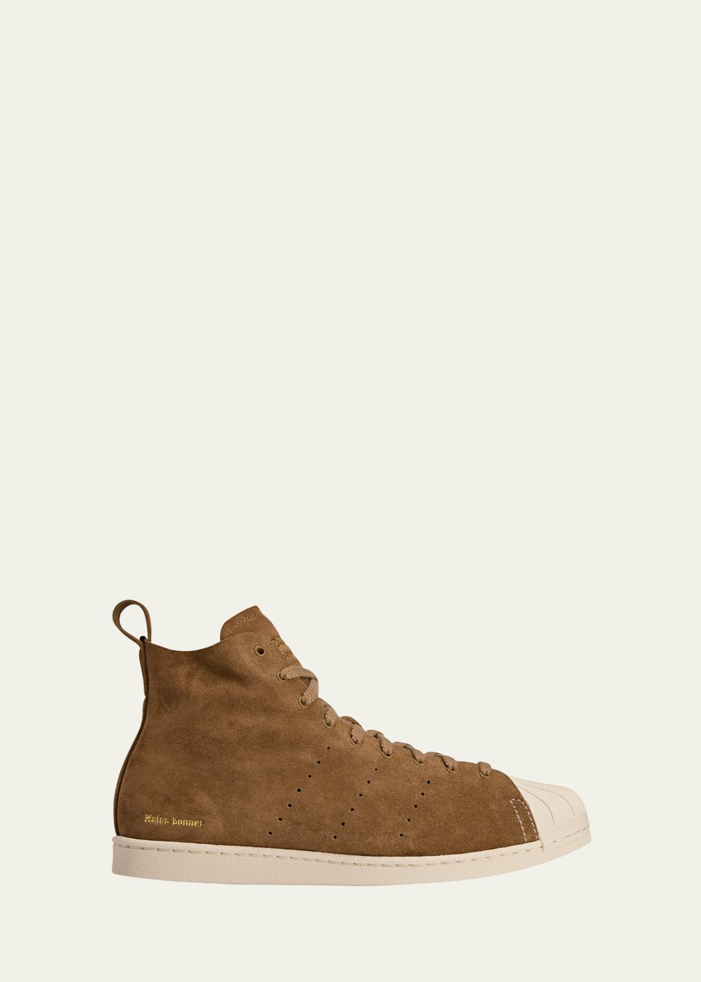 adidas x Wales Bonner Superstar Suede High-Top Sneakers - Bergdorf 