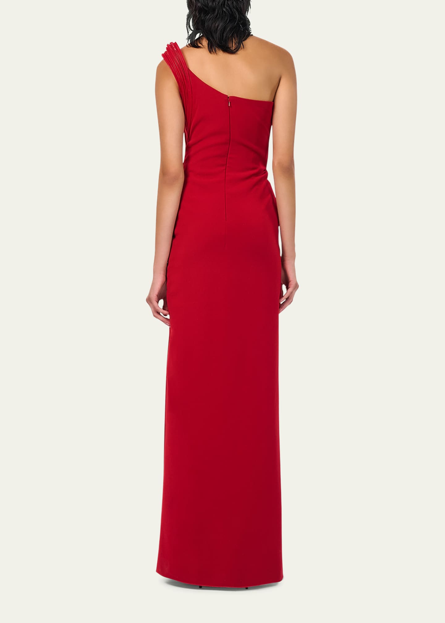 Gaurav Gupta Erytheia Sculpted One-Shoulder Column Gown Image 3 of 5