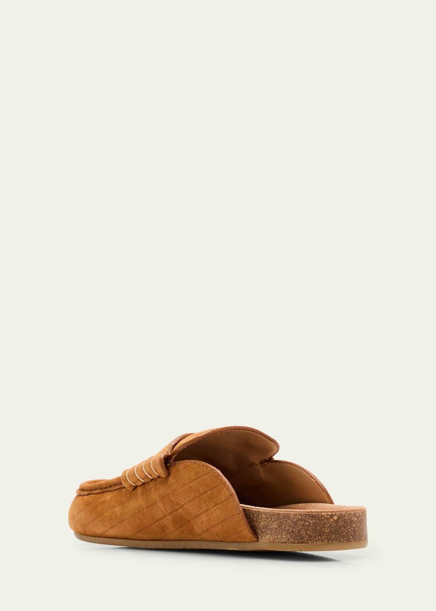 JW Anderson Suede Stitch Loafer Mules Image 4 of 6