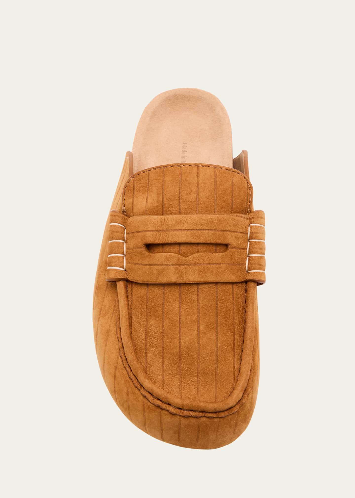 JW Anderson Suede Stitch Loafer Mules Image 6 of 6